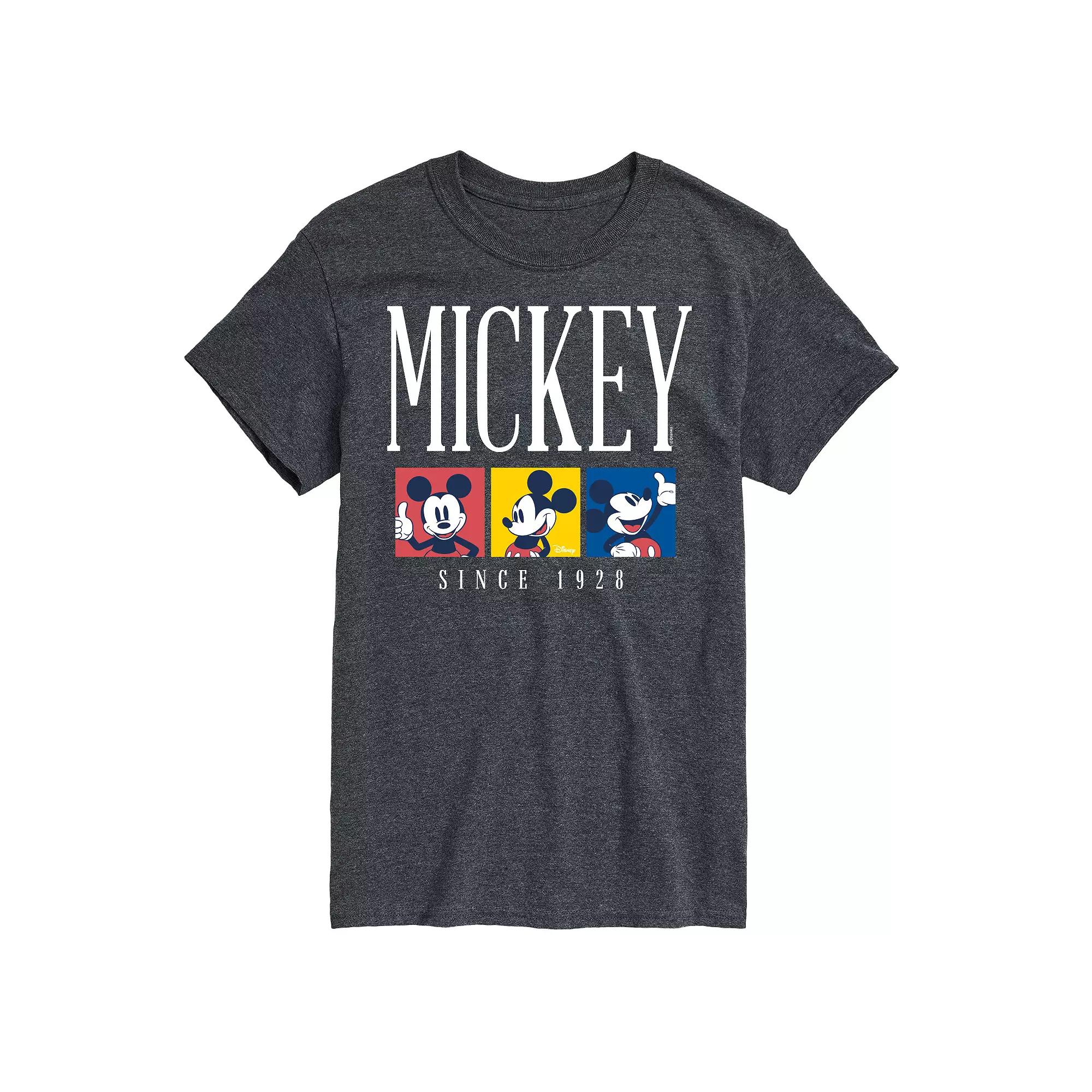 Disney's Mickey Mouse Big & Tall Color Block Graphic Tee, Men's,  Product Image