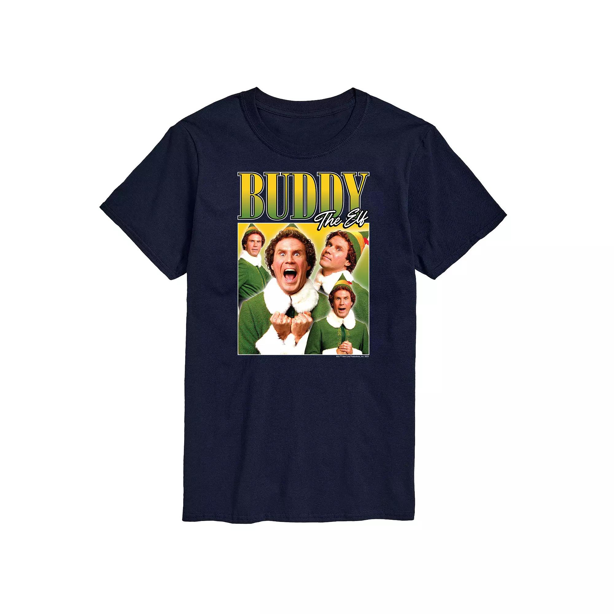 Big & Tall Elf Buddy The Elf Graphic Tee, Men's,  Product Image