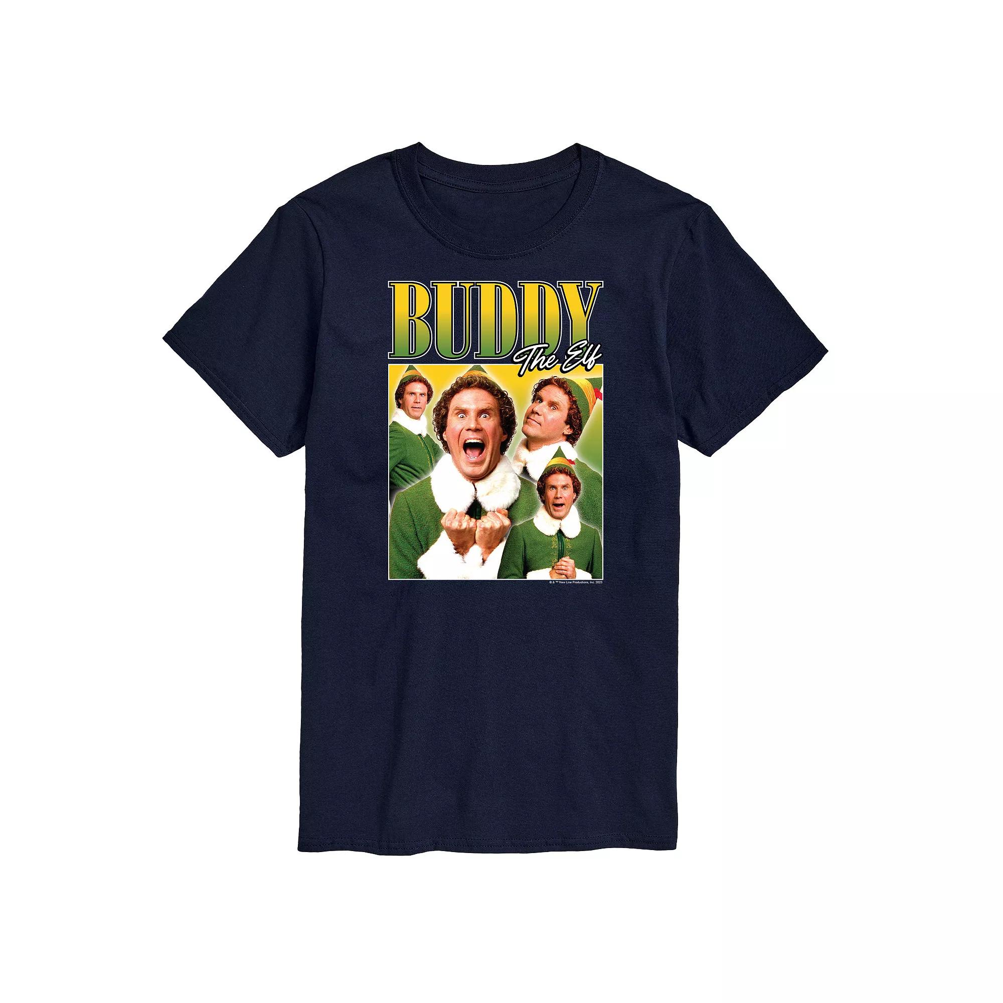 Big & Tall Elf Buddy The Elf Graphic Tee, Men's,  Product Image