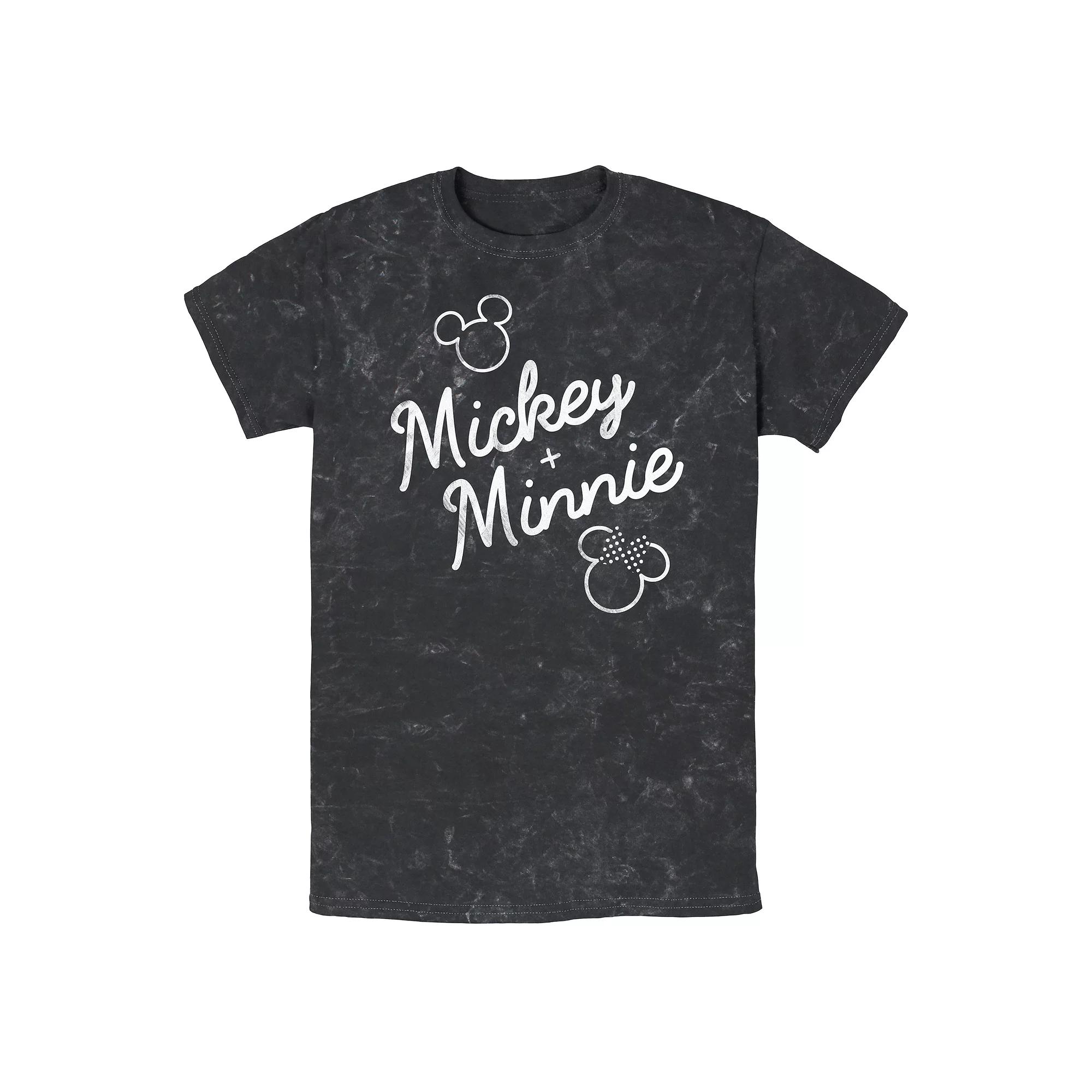 Disney's Mickey Mouse Plus Minnie Mouse Men's Graphic Tee,  Product Image
