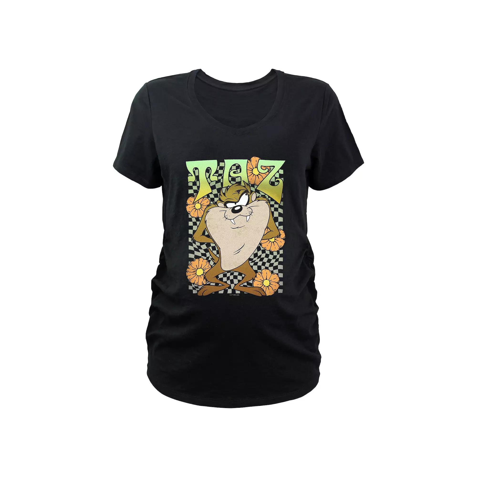 Maternity Looney Tunes Tasmanian Devil Springtime Taz Graphic Tee, Women's,  Product Image