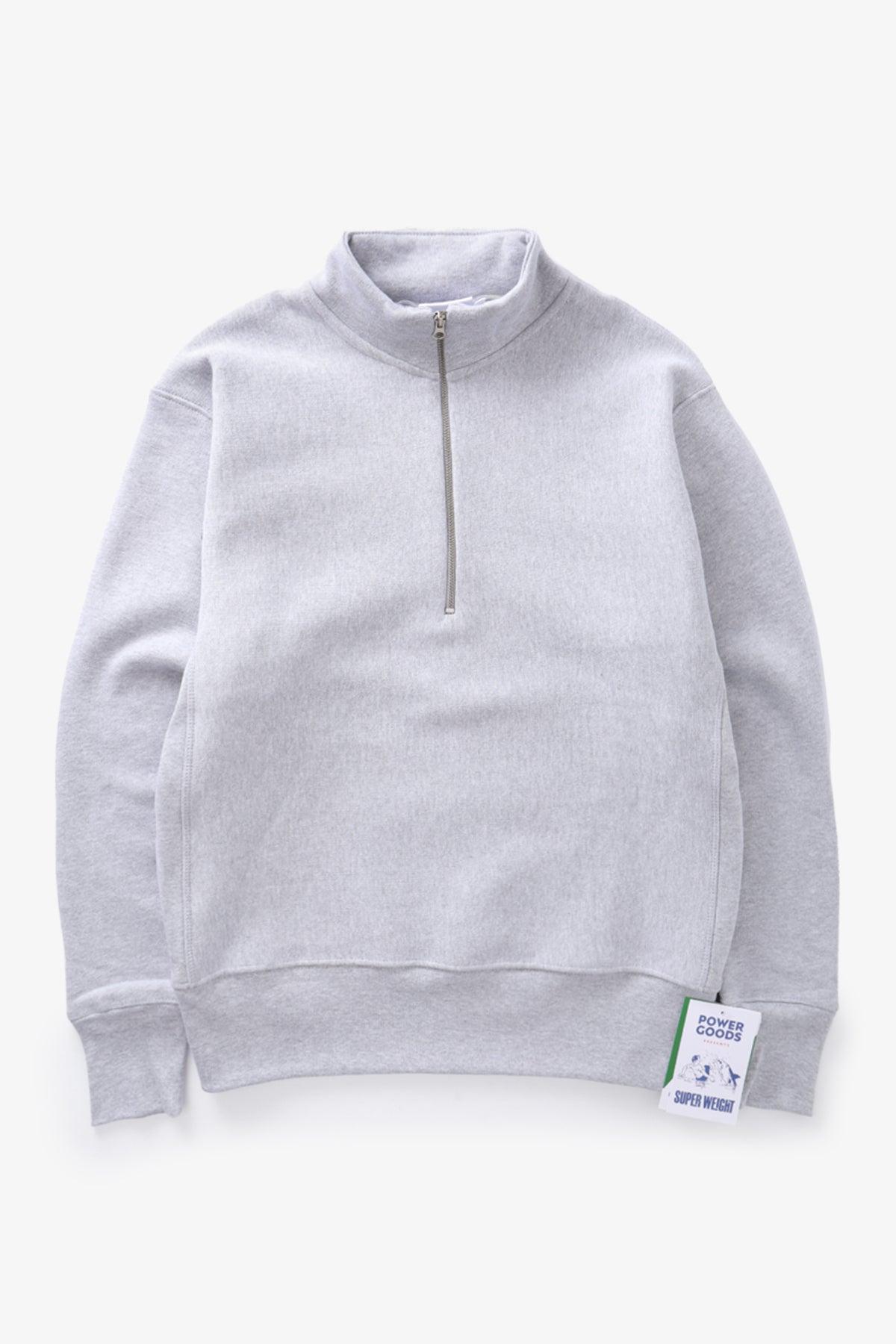 Power Goods - Super Weight Quarter Zip - Heather Grey Product Image