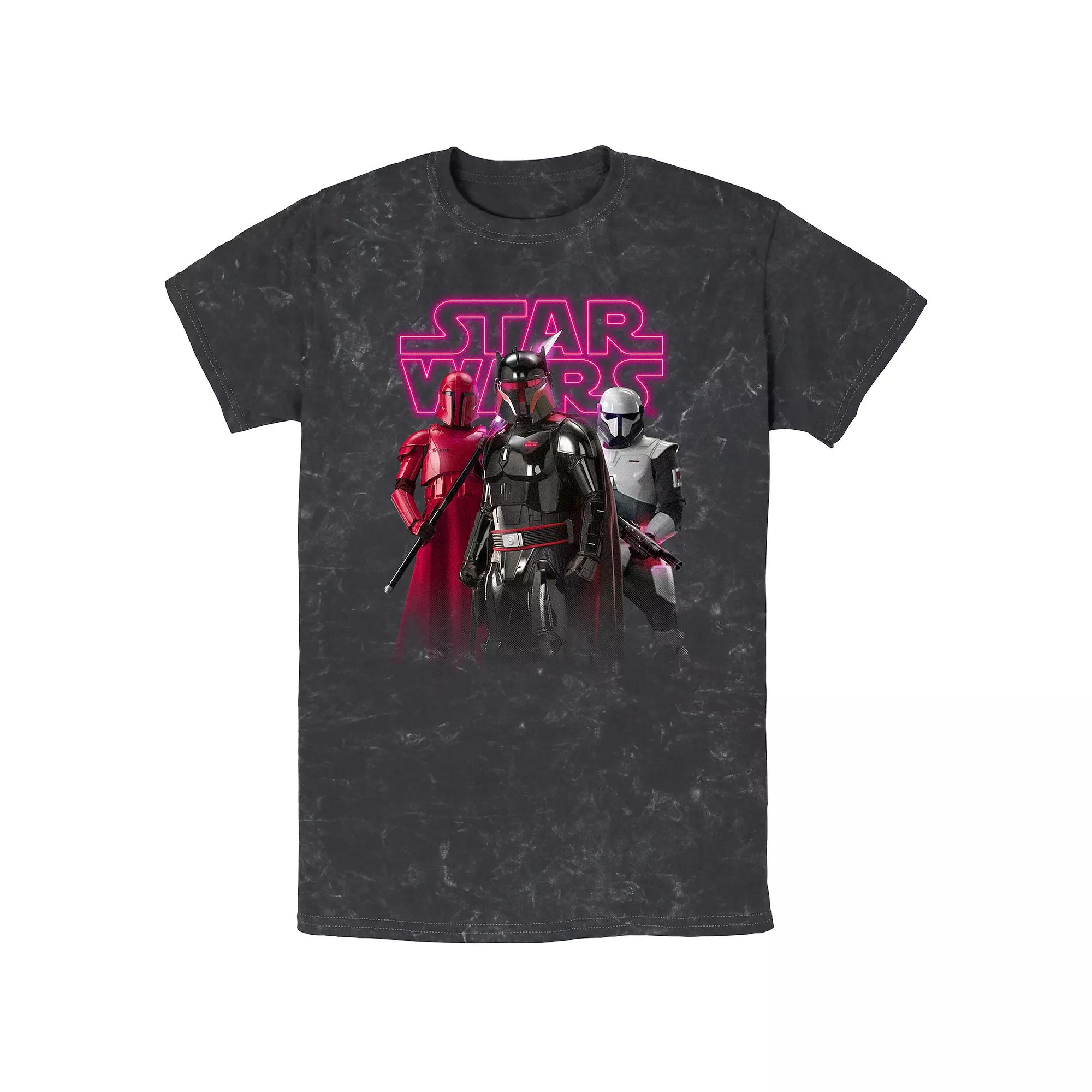 Men's Star Wars The Mandalorian Mando Triangle Bombard Wash Graphic Tee,  Product Image