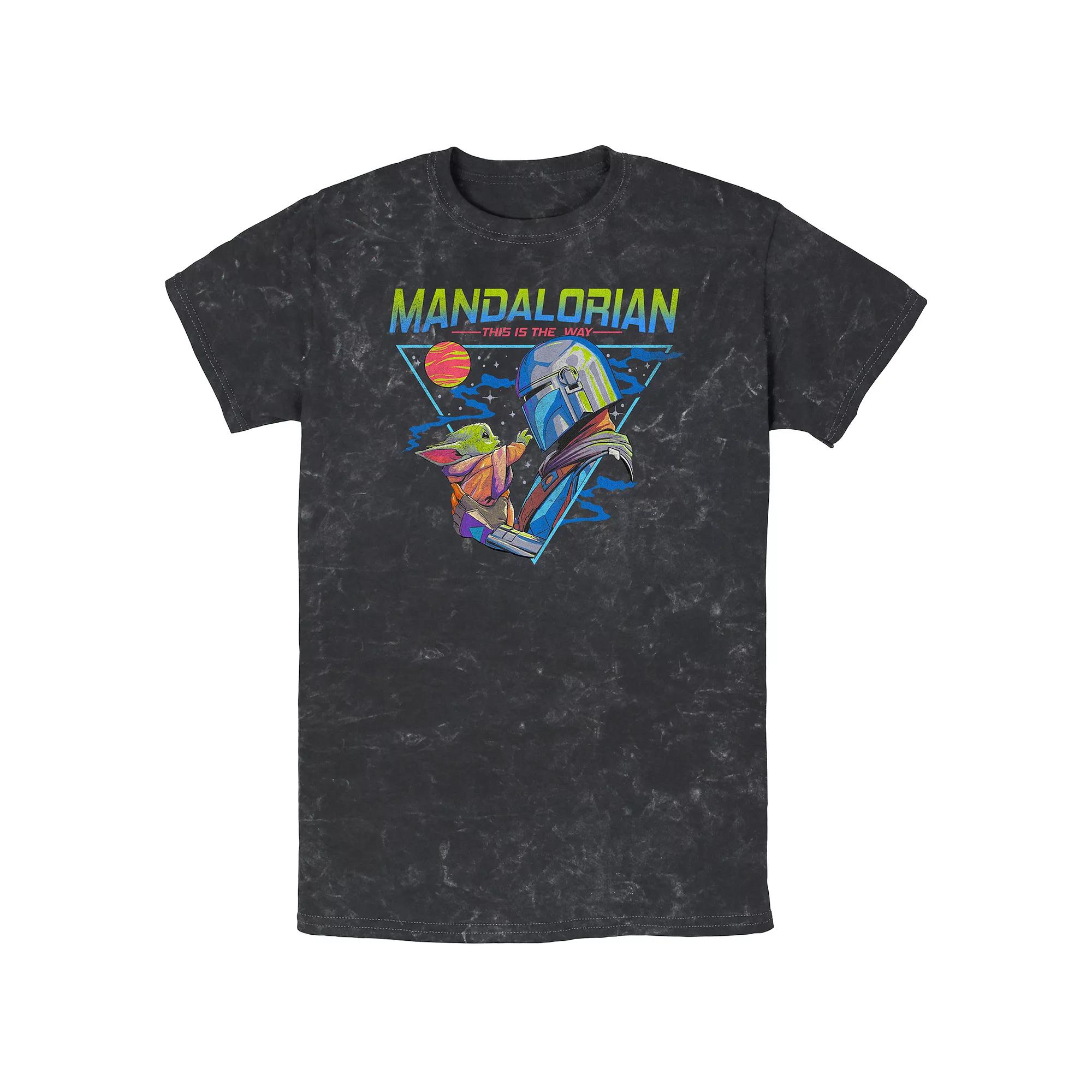 Men's Star Wars The Mandalorian Mando & Child Graphic Tee,  Product Image