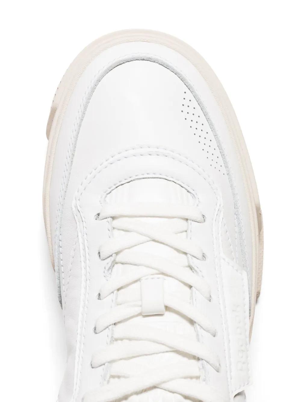 Club C Ltd "White" leather sneakers Product Image