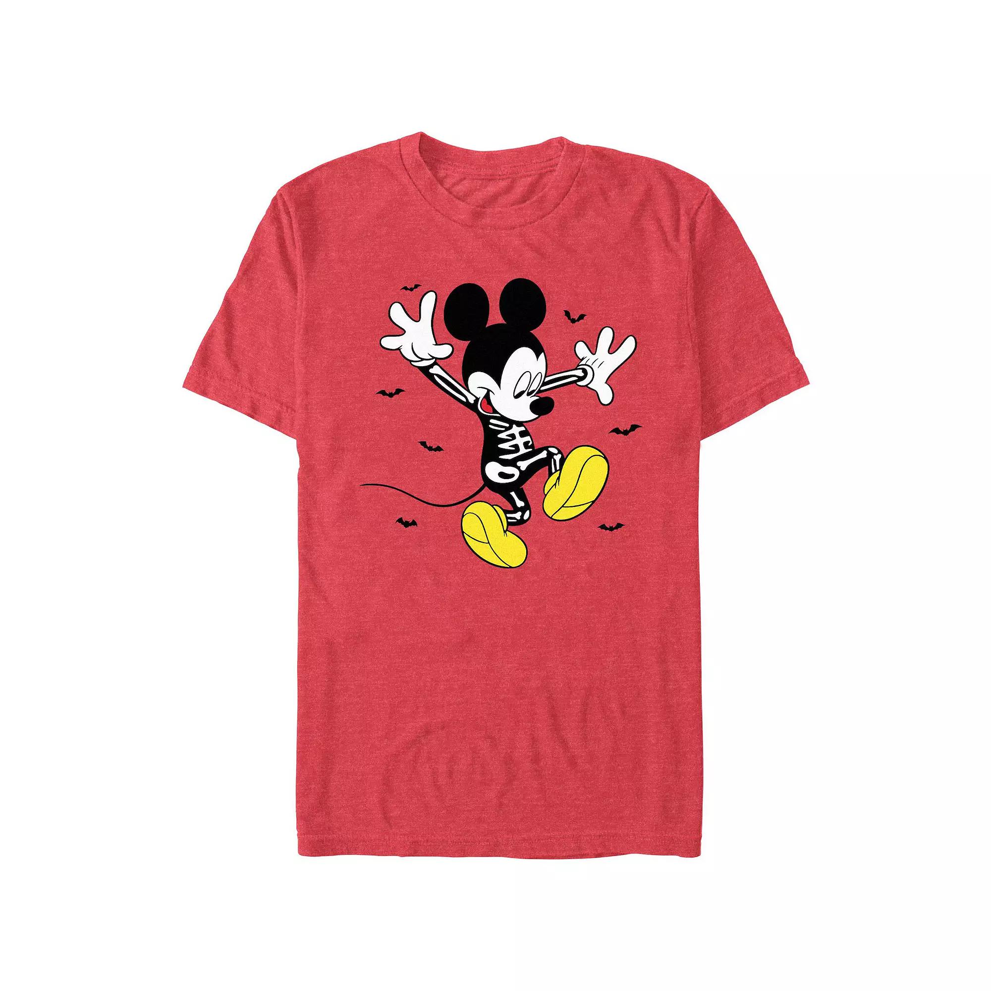 Disney's Mickey Mouse Happy Skeleton Costume Men's Graphic Tee,  Product Image