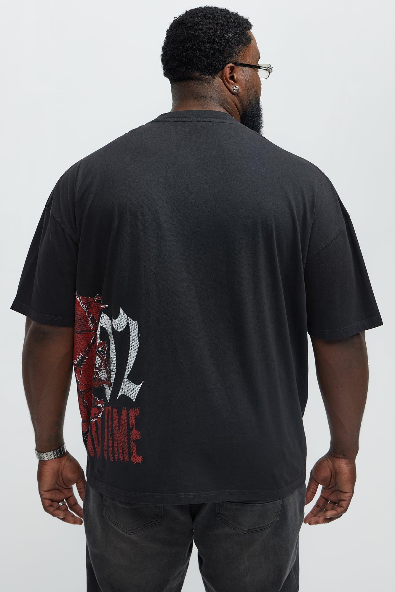 Unpredictable No Time Oversized Short Sleeve Tee - Black Wash Product Image