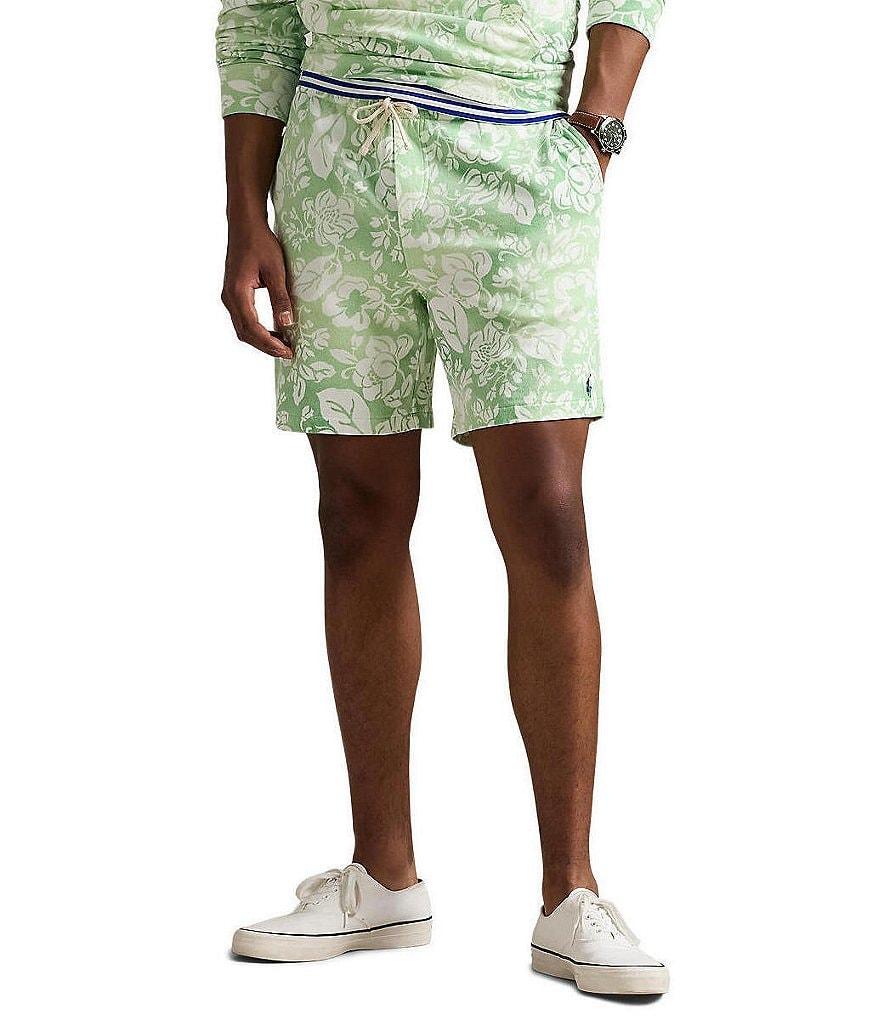 Polo Ralph Lauren Floral Spa Terry 7.5#double; Inseam Shorts Product Image