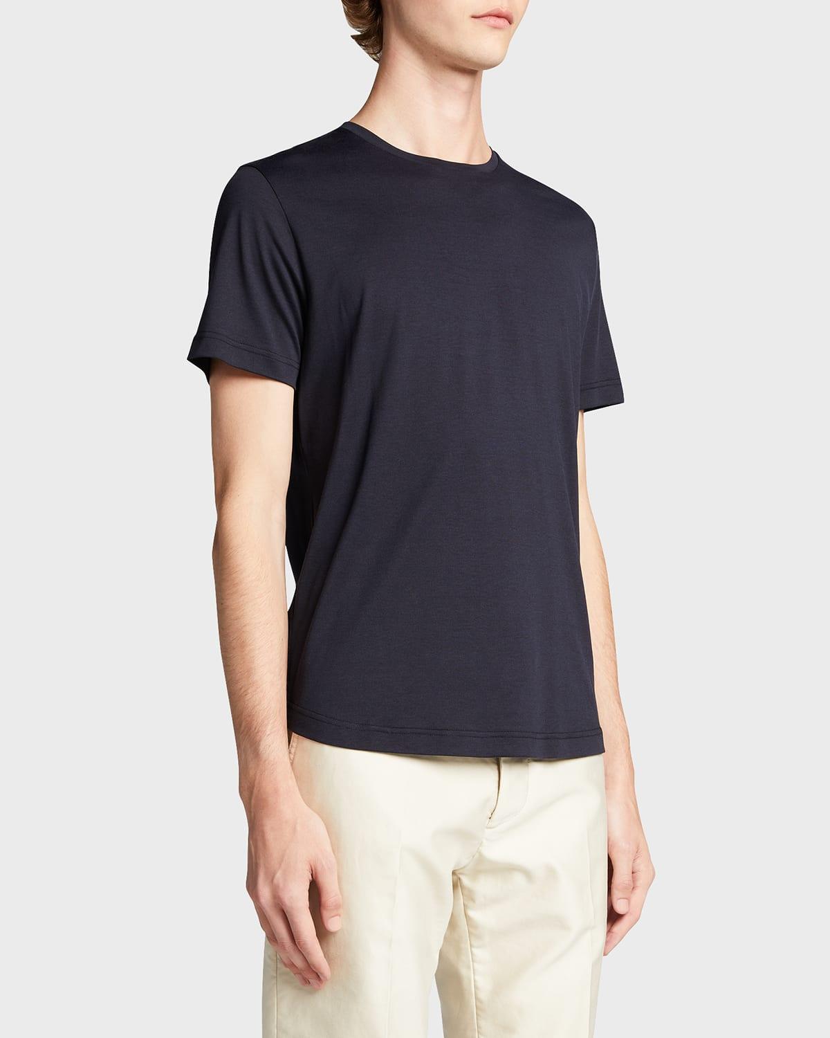 Mens Silk Cotton Jersey T-Shirt Product Image