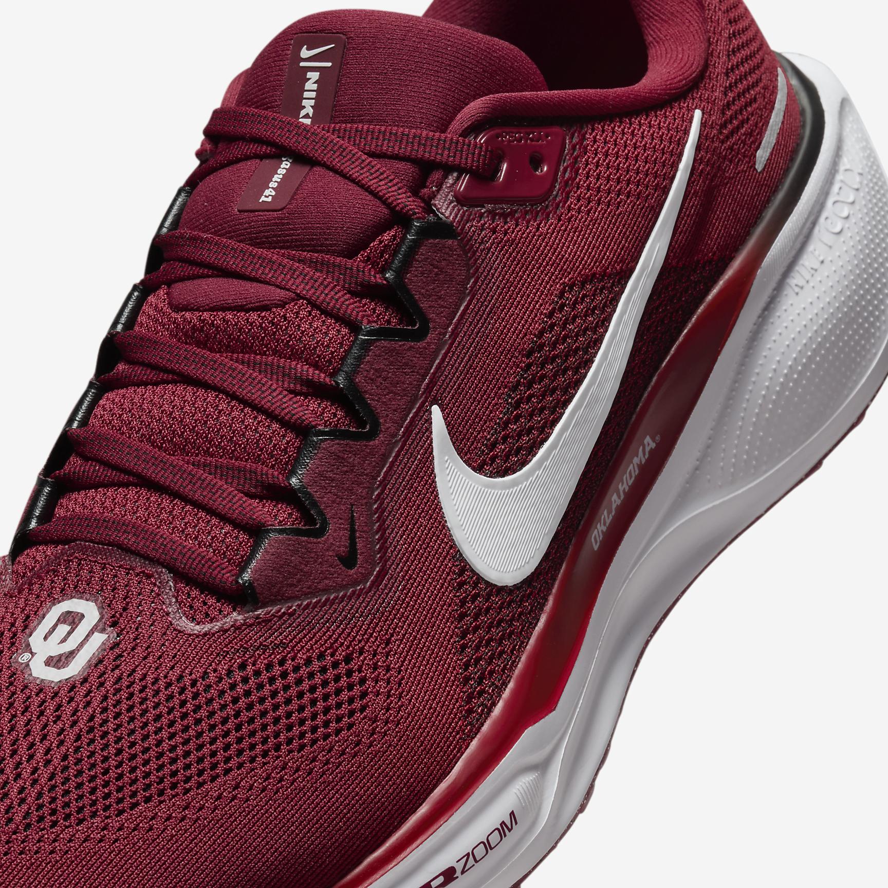 Oklahoma Pegasus 41 Men's Nike College Road Running Shoes Product Image