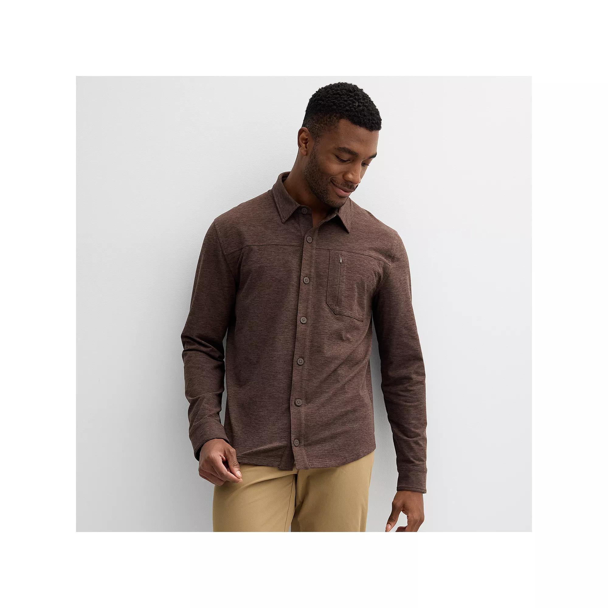 Men's FLX Winter Wander Button-Down Shirt,  Product Image