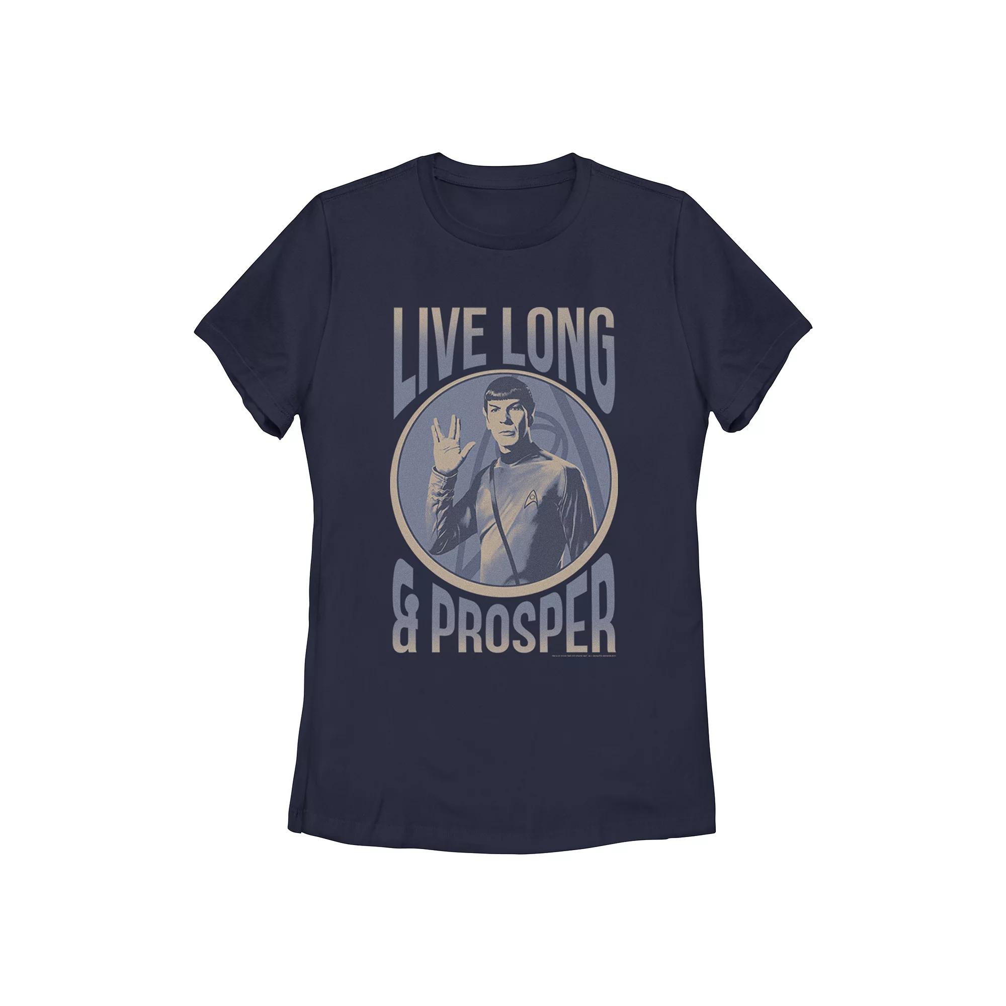 Juniors' Star Trek The Original Series Spock Live Long Portrait Tee, Girl's,  Product Image
