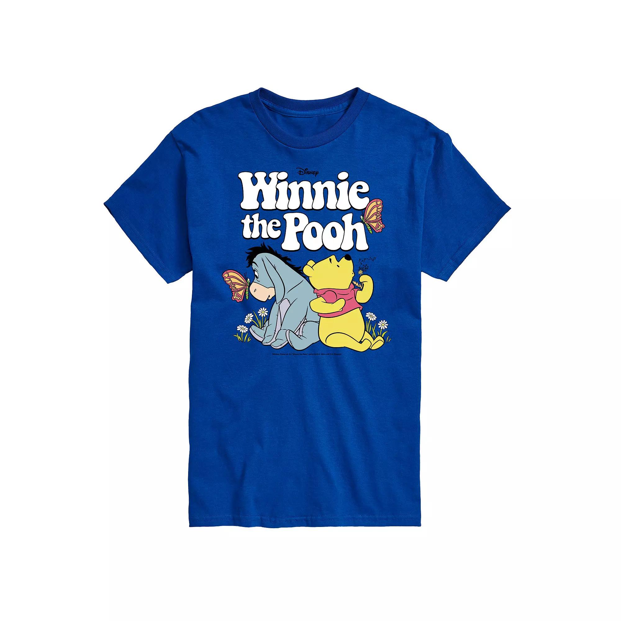 Disney's Winnie the Pooh Big & Tall Retro Characters Graphic Tee, Men's,  Product Image