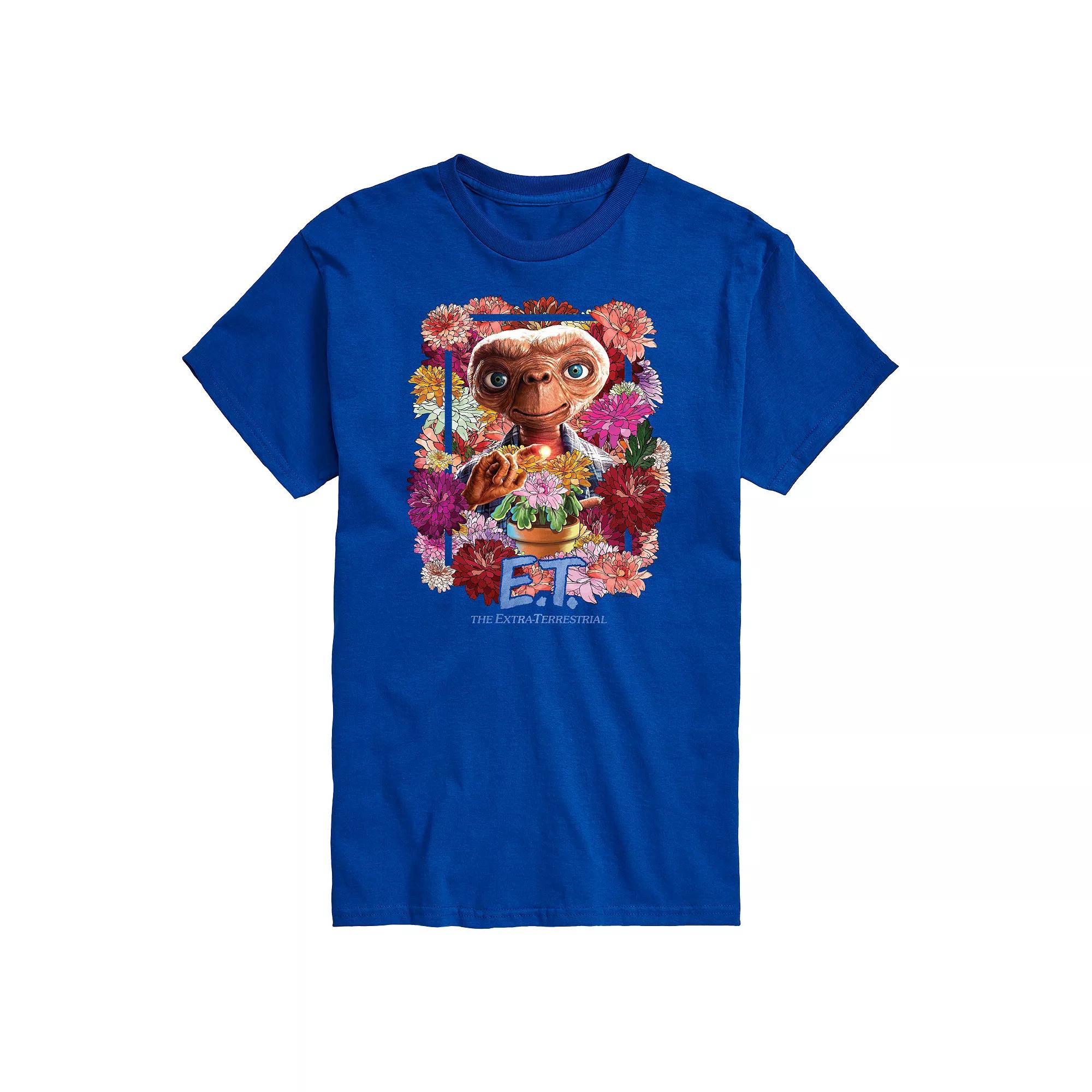 Big & Tall ET Flowers Tee, Men's,  Product Image