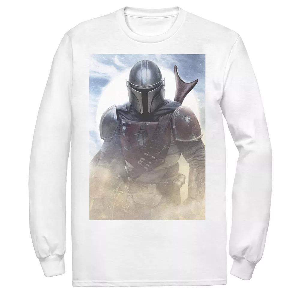 Men's Star Wars The Mandalorian Bounty Hunter Dusty Portrait Tee,  Product Image