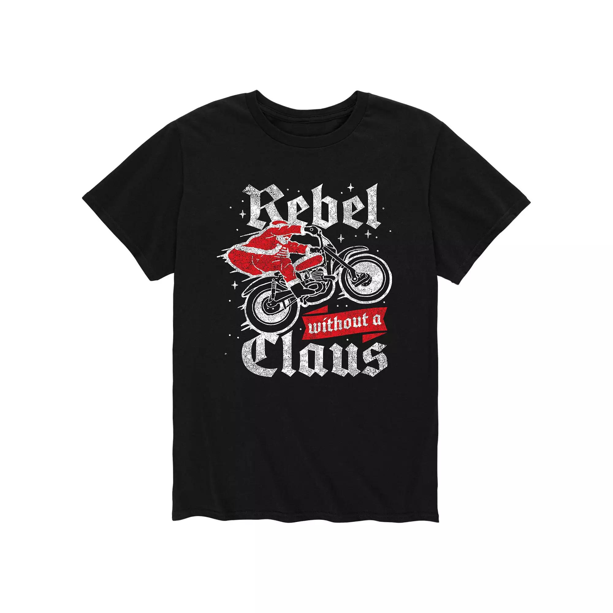 Men's Rebel Without A Claus Tee,  Product Image