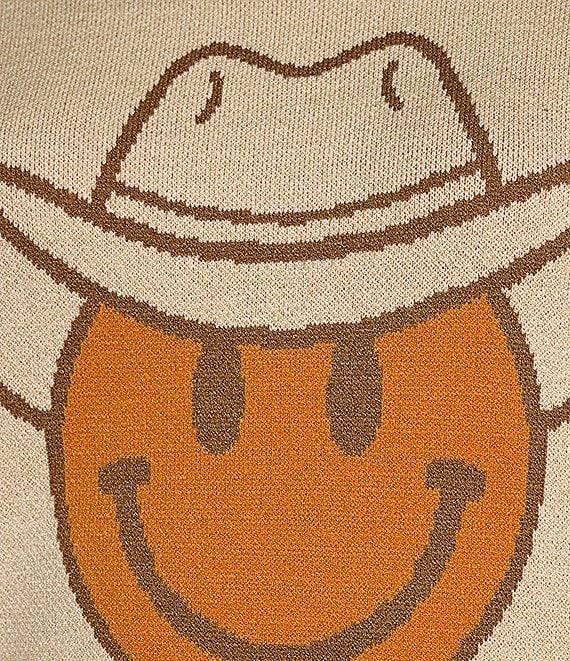 Originality Long Sleeve Cowboy Smiley Sweater Product Image