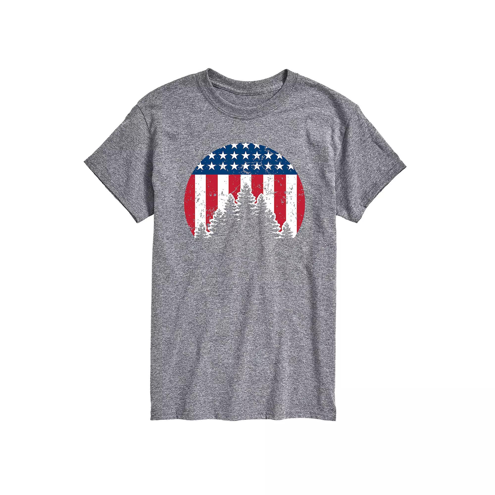 Men's American Outdoor Graphic Tee,  Product Image