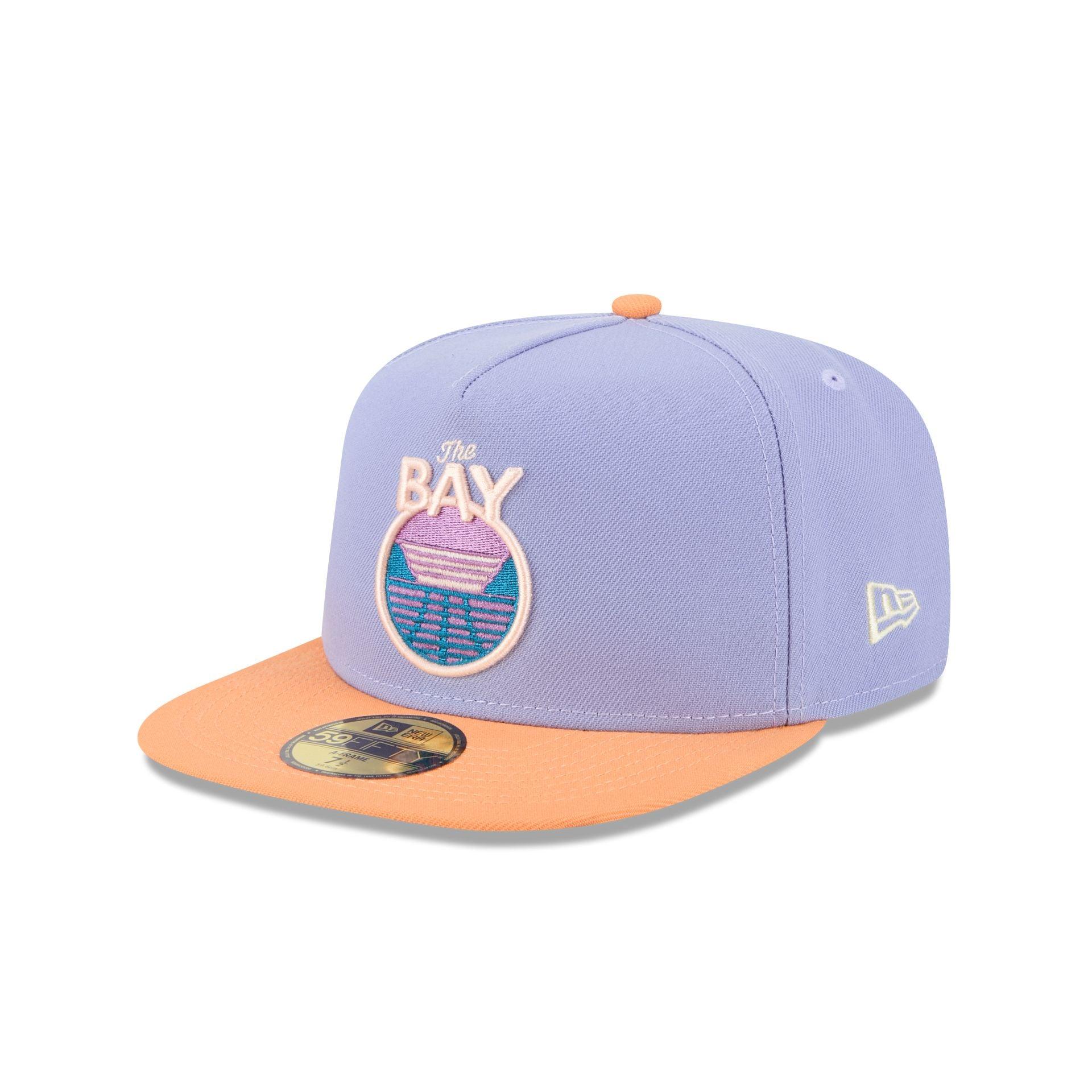 Golden State Warriors Lavender 59FIFTY A-Frame Fitted Hat Male Product Image