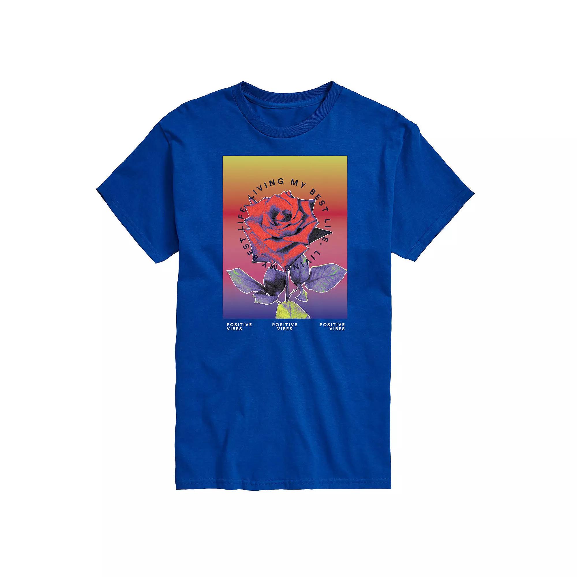 Men's Postive Vibes Tee,  Product Image