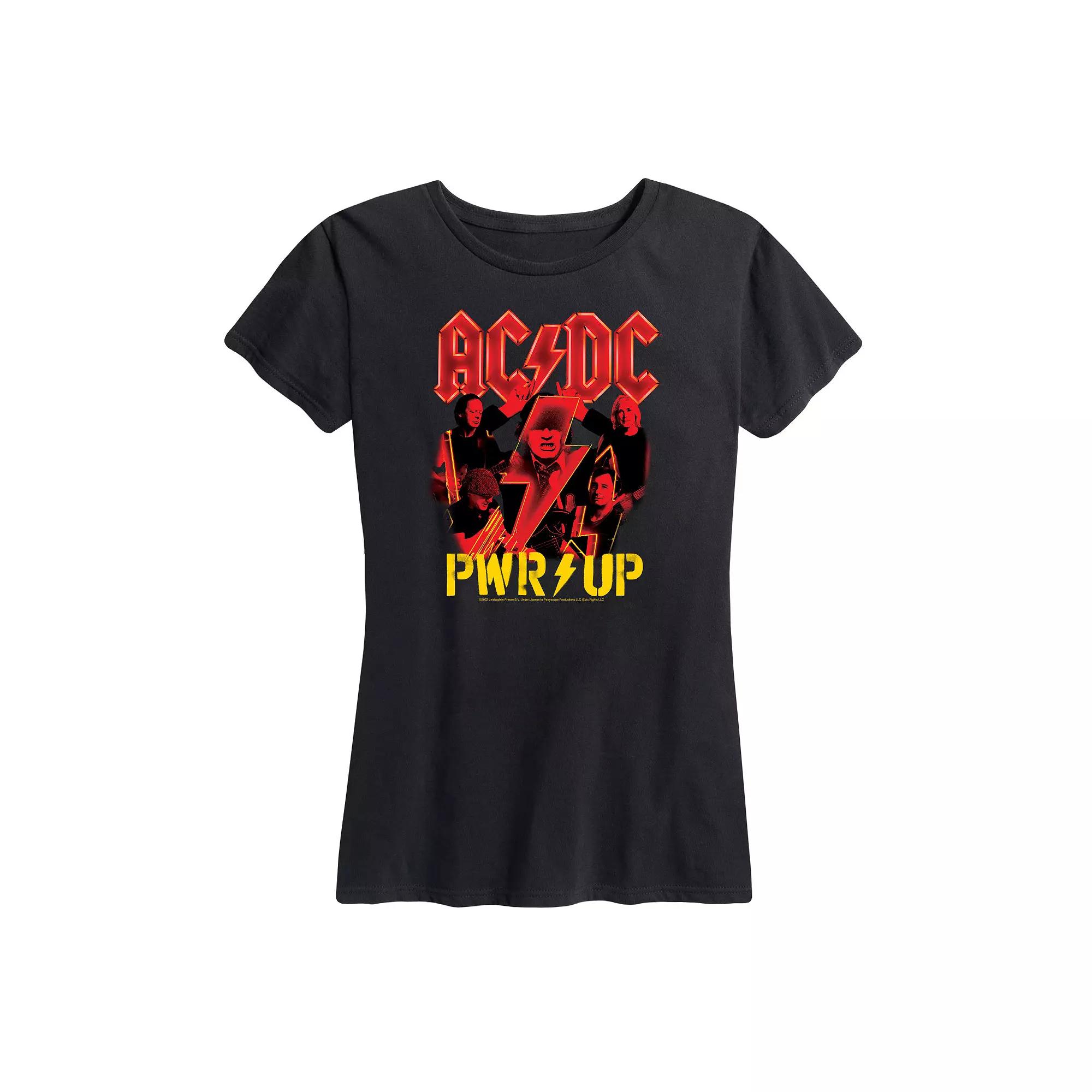 Women's ACDC Pwr Up Graphic Tee, Girl's,  Product Image