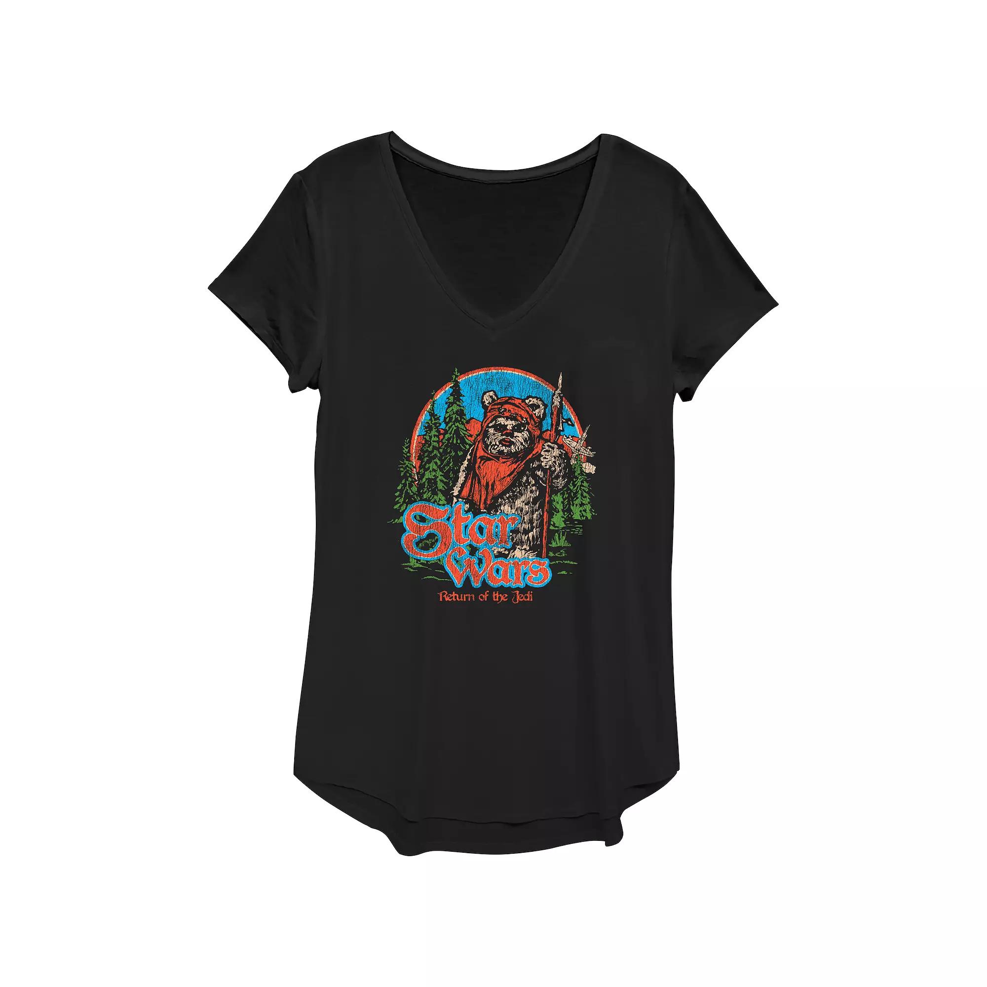 Women's Star Wars Return Of The Jedi Ewok Endor Graphic Tee, Girl's,  Product Image