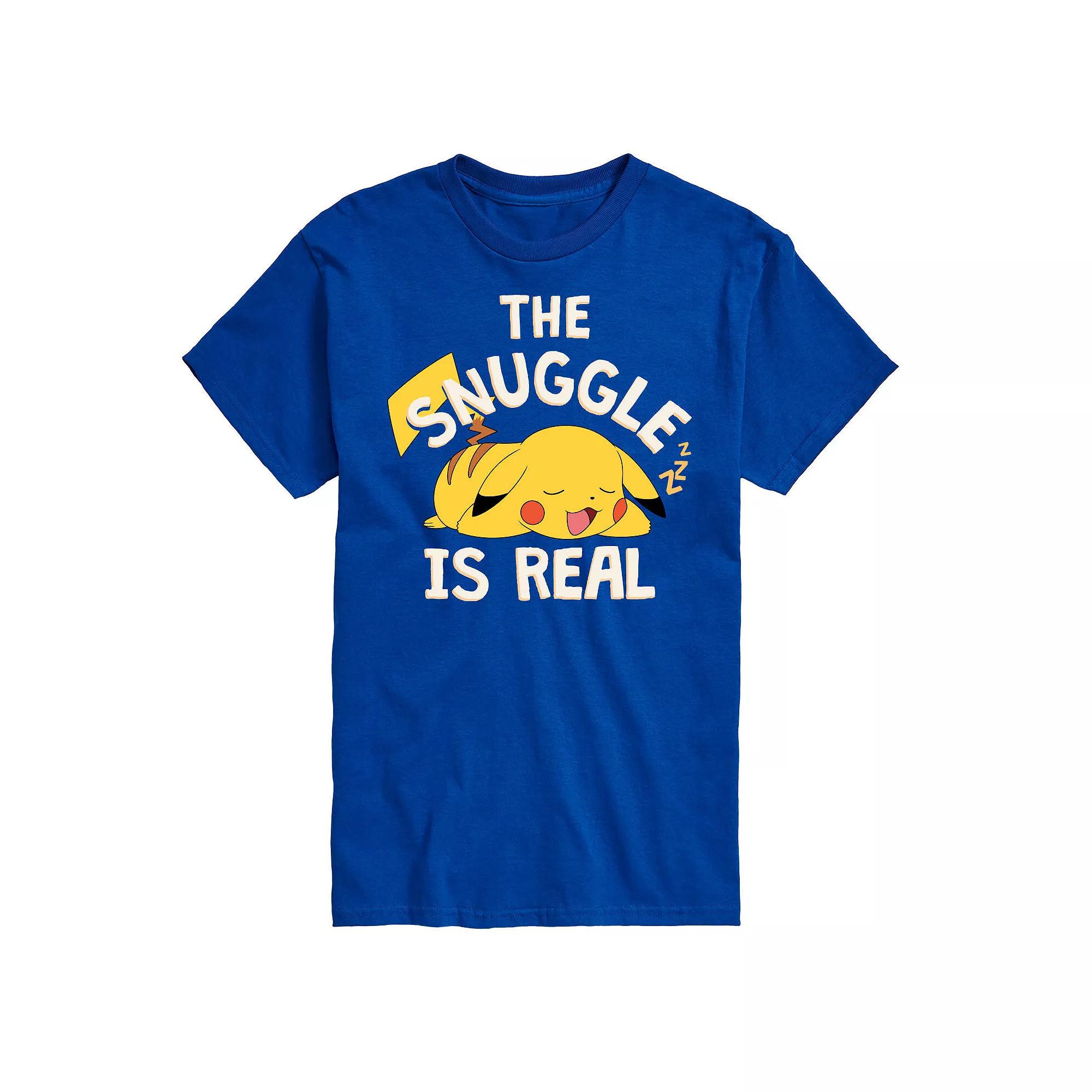 Big & Tall Pokémon The Snuggle Pikachu Graphic Tee, Men's,  Product Image