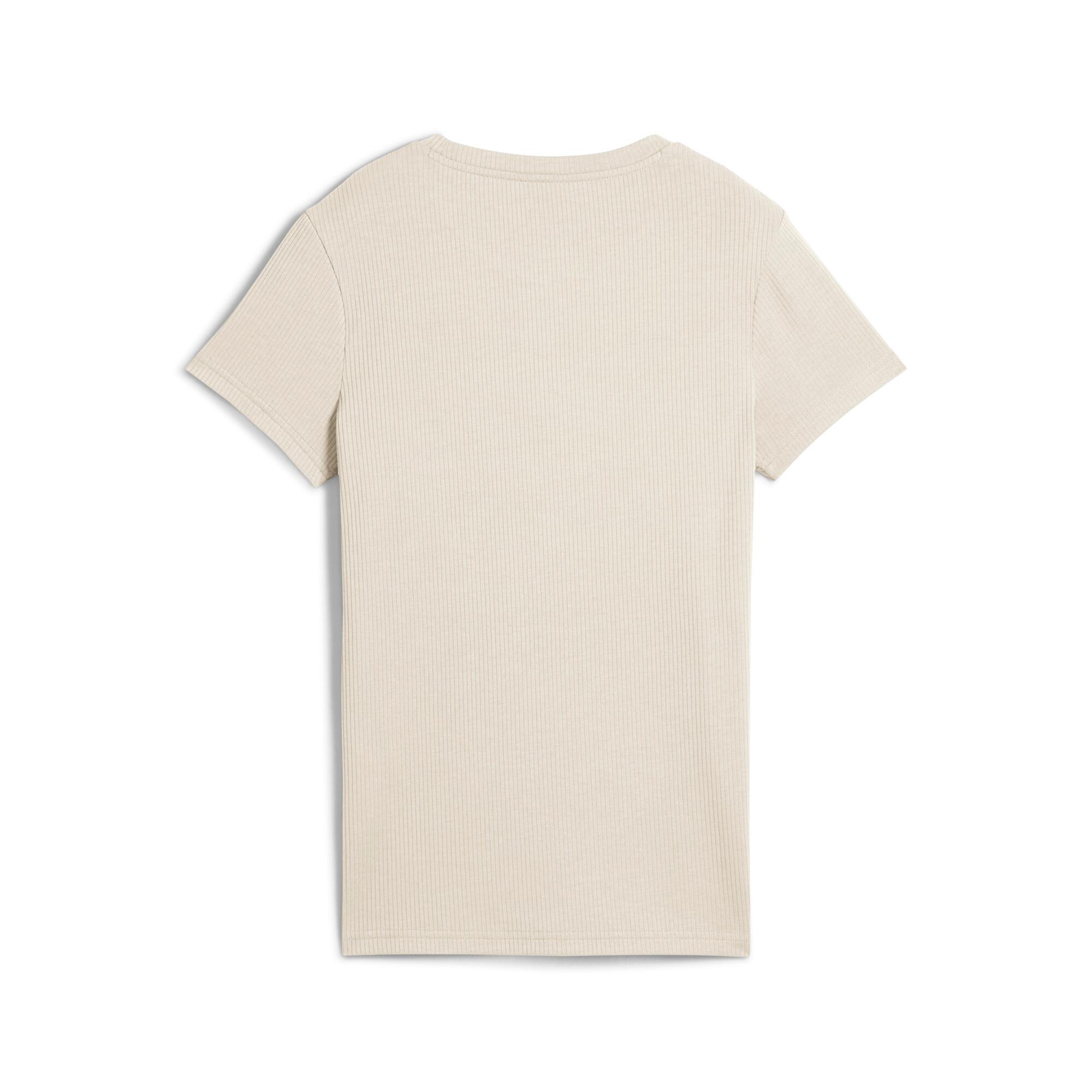 PUMA ESS ELEVATED Rib T-Shirt Women Product Image