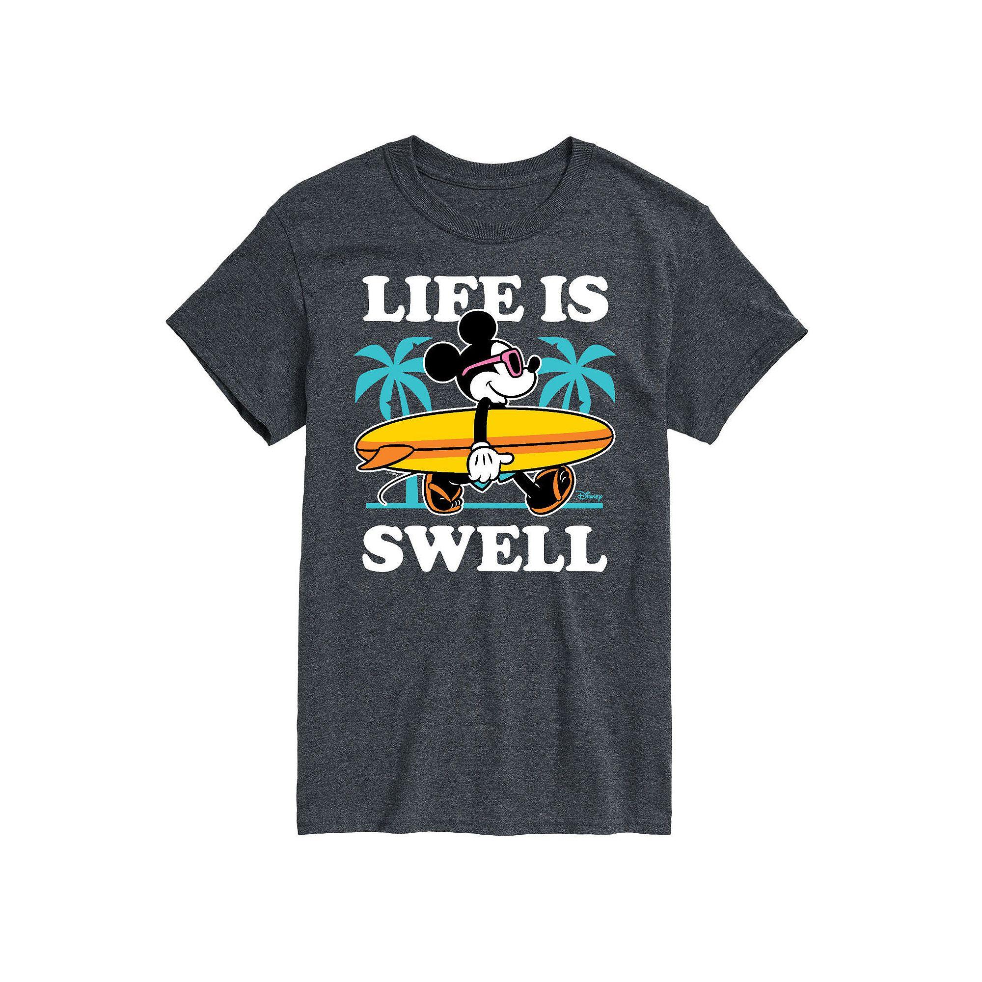 Disney's Mickey Mouse Big & Tall Life Is Swell Graphic Tee, Men's,  Product Image