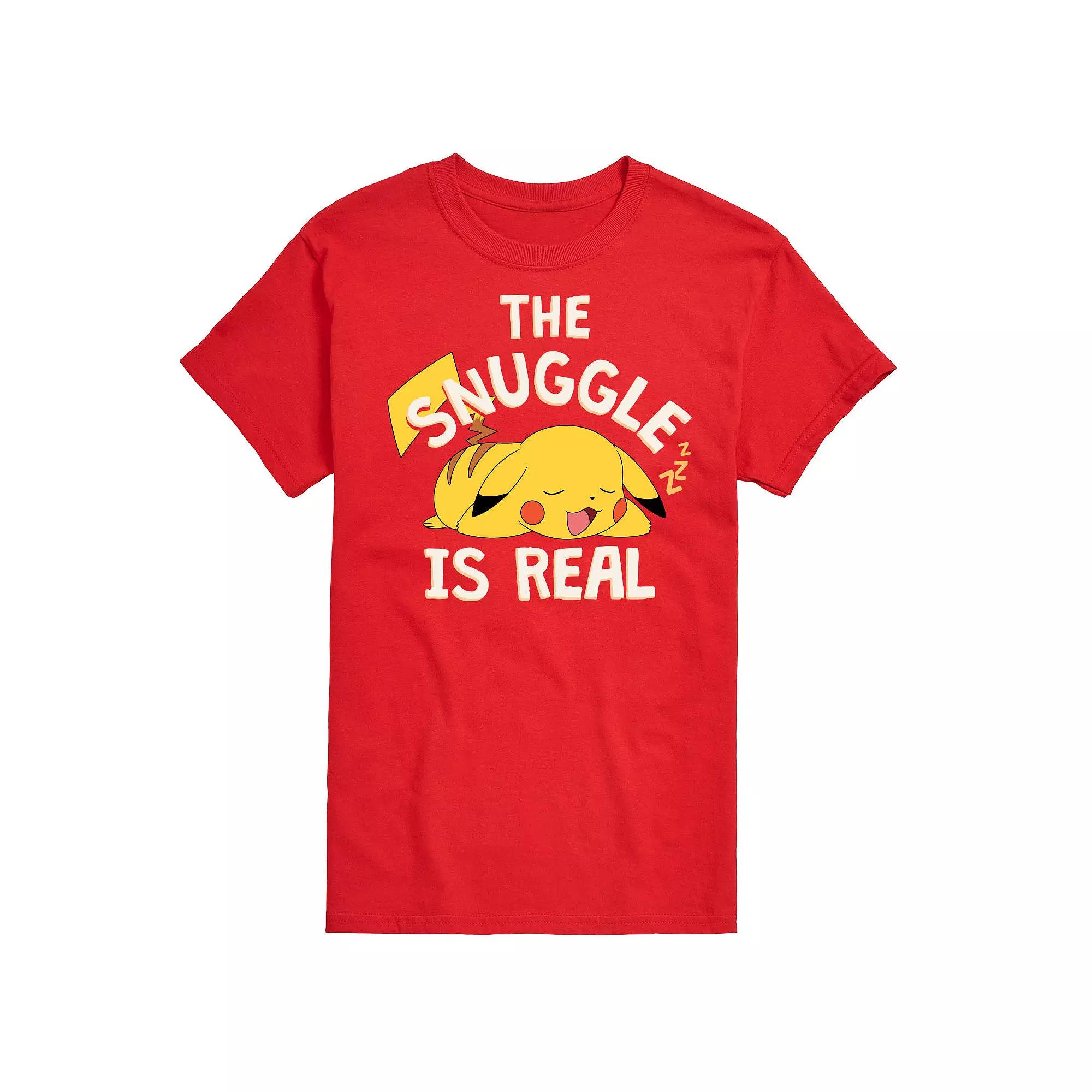 Big & Tall Pokémon The Snuggle Pikachu Graphic Tee, Men's,  Product Image