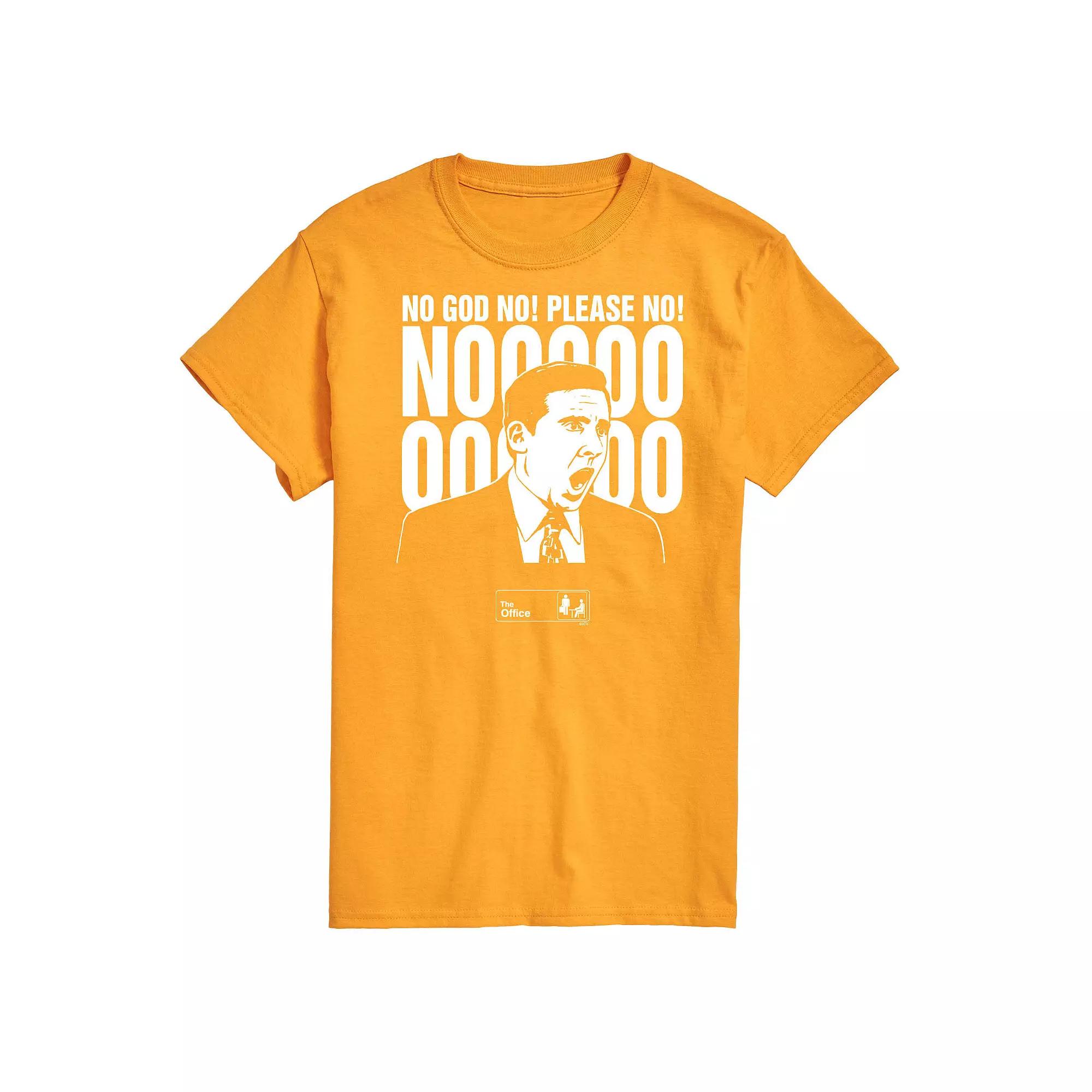 Men's The Office No God Please No Tee,  Product Image