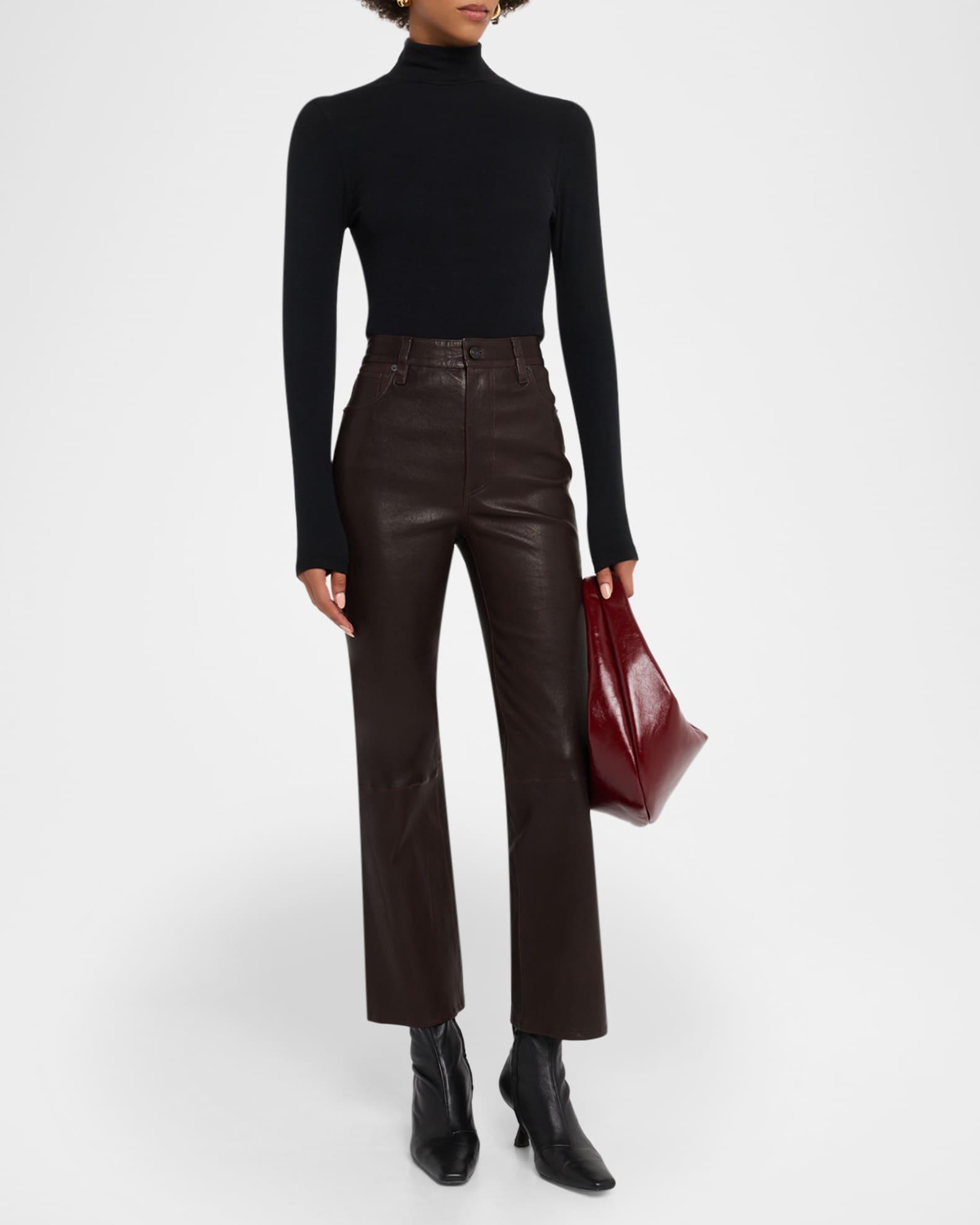 The Leather Reboot Crop Jeans Product Image