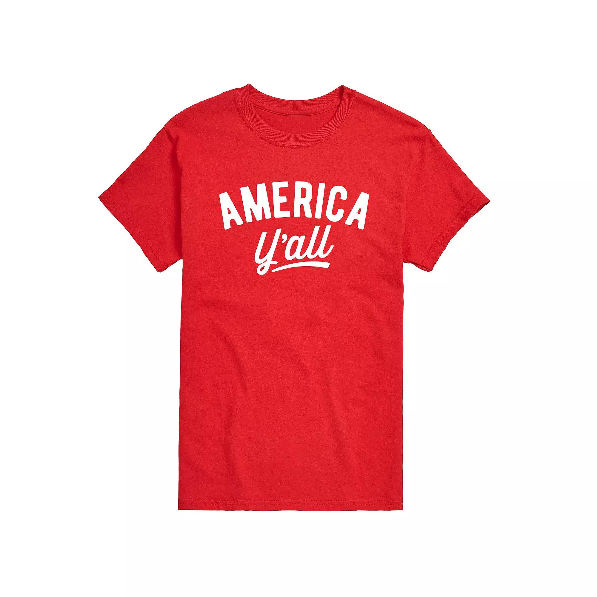 Big & Tall America Yall Tee, Men's,  Product Image