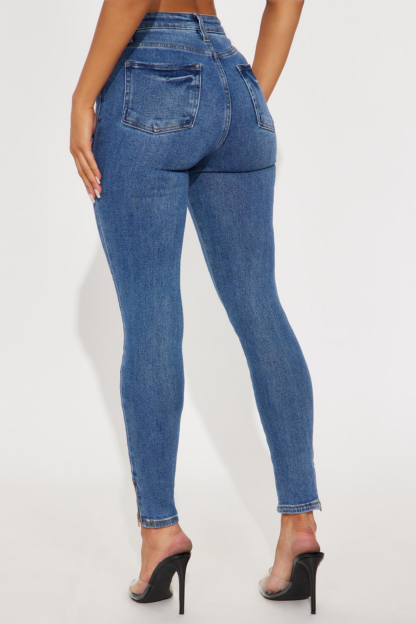 Midtown Muse Stretch Skinny Jeans - Medium Wash Female Product Image