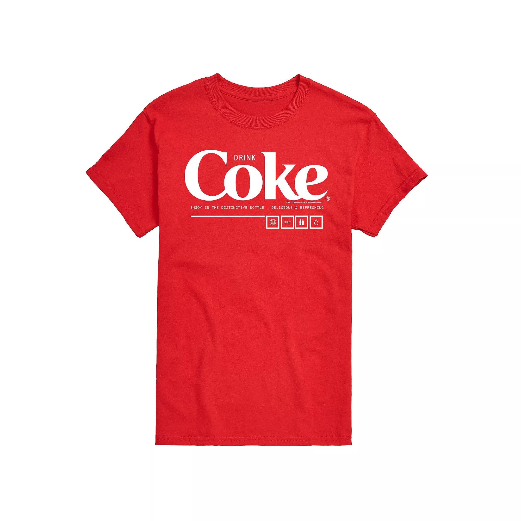 Big & Tall Coca-Cola Drink Coke Enjoy Graphic Tee, Men's,  Product Image