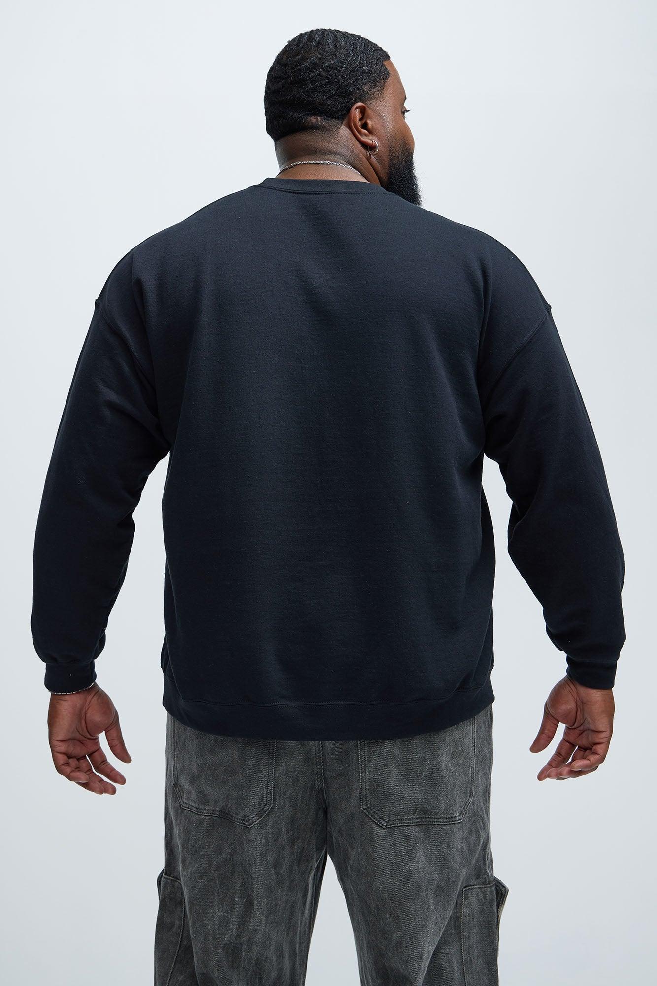 Just Hits Different Sweatshirt - Black Product Image