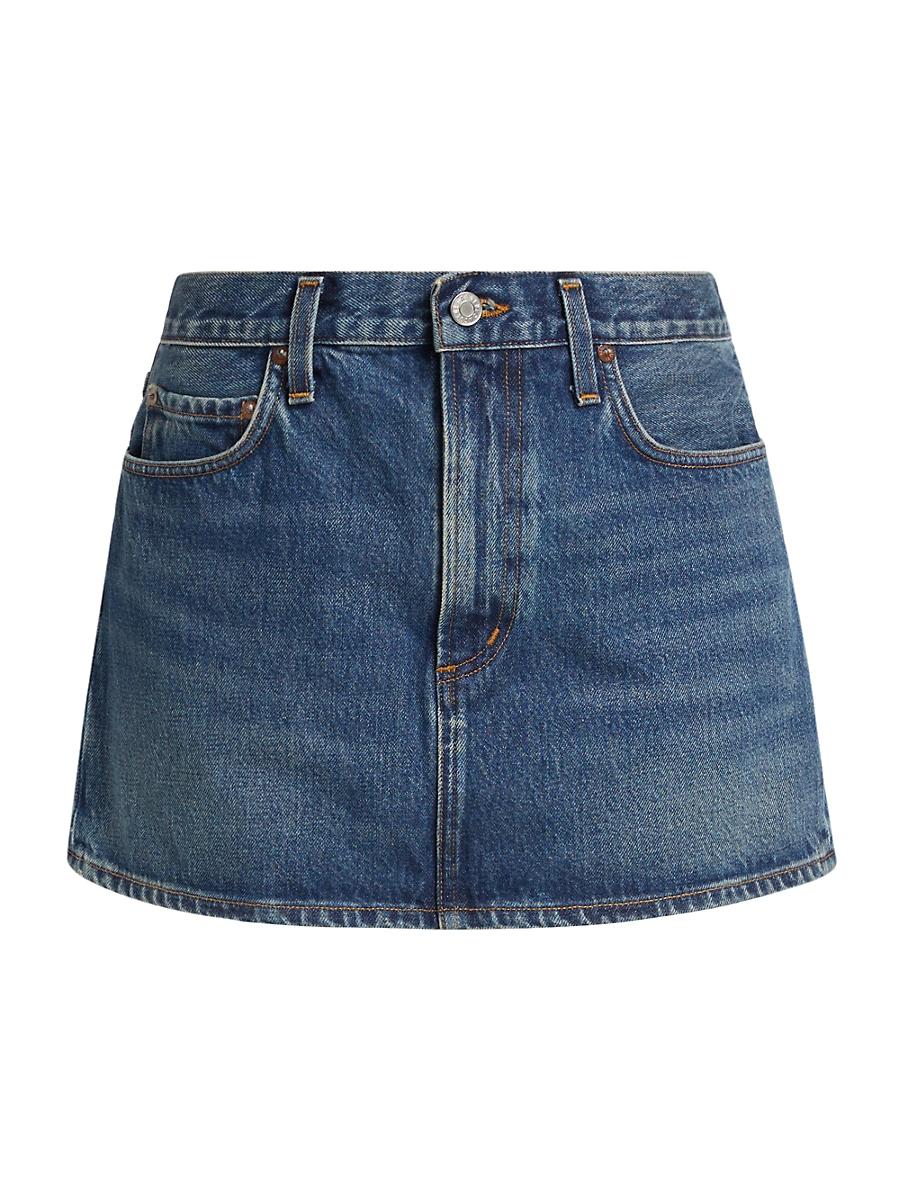 Womens Alek Denim Miniskirt Product Image