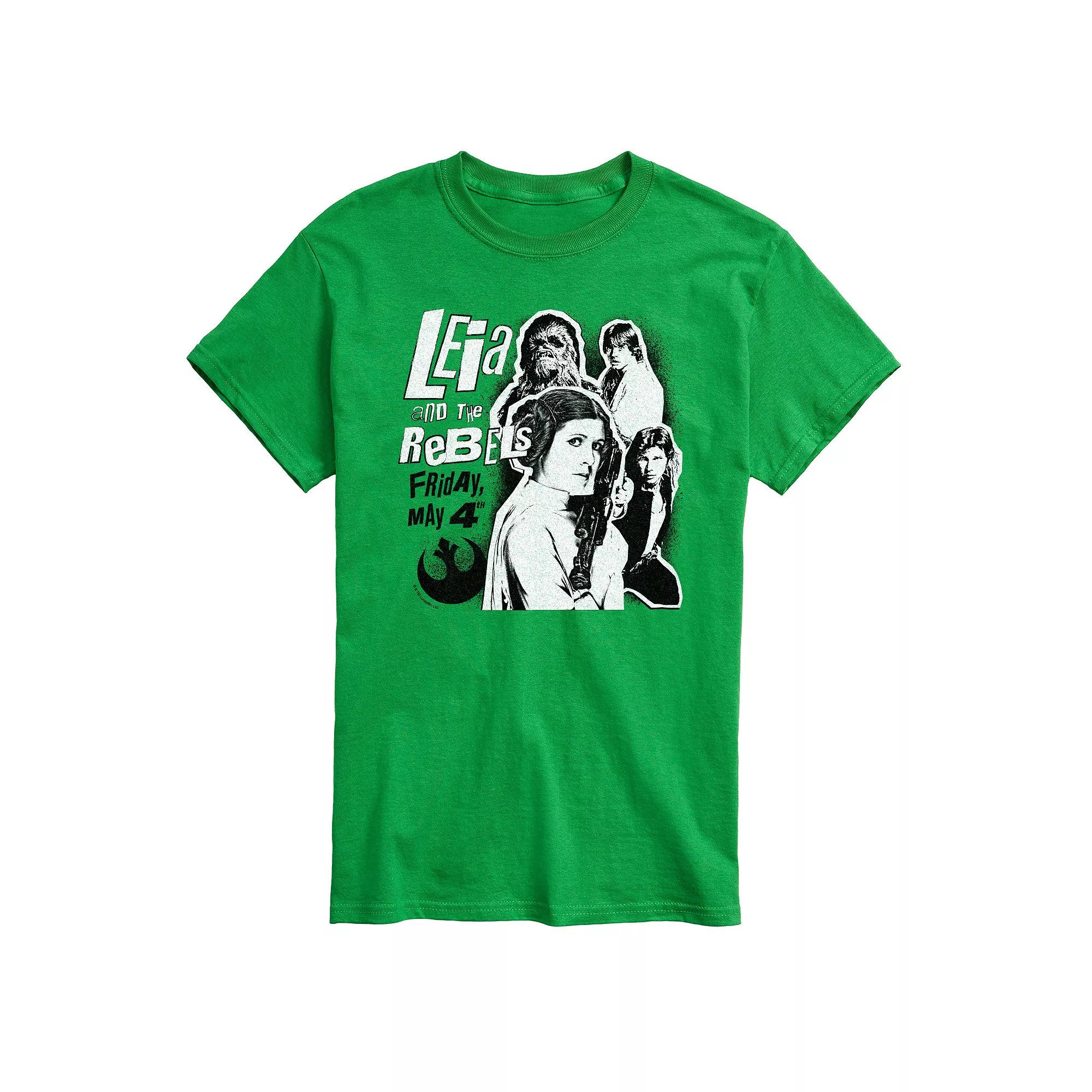 Big & Tall Star Wars Leia & The Rebels Graphic Tee, Men's,  Product Image