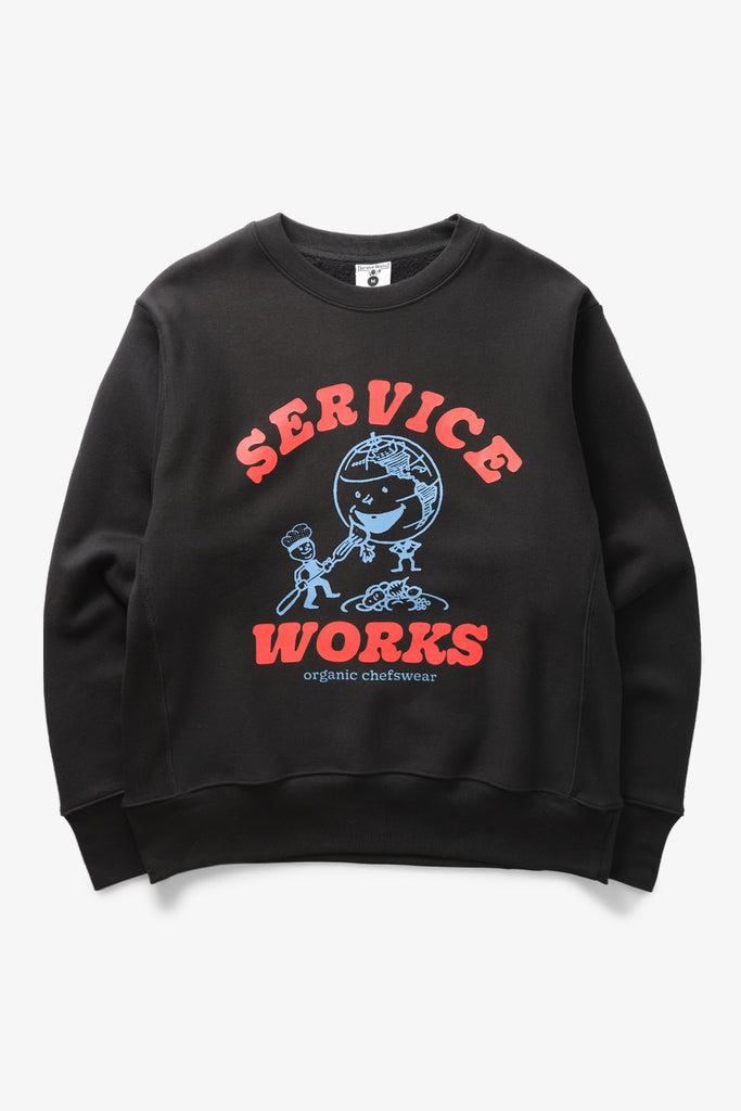 Organic Chefswear Crewneck - Black Product Image
