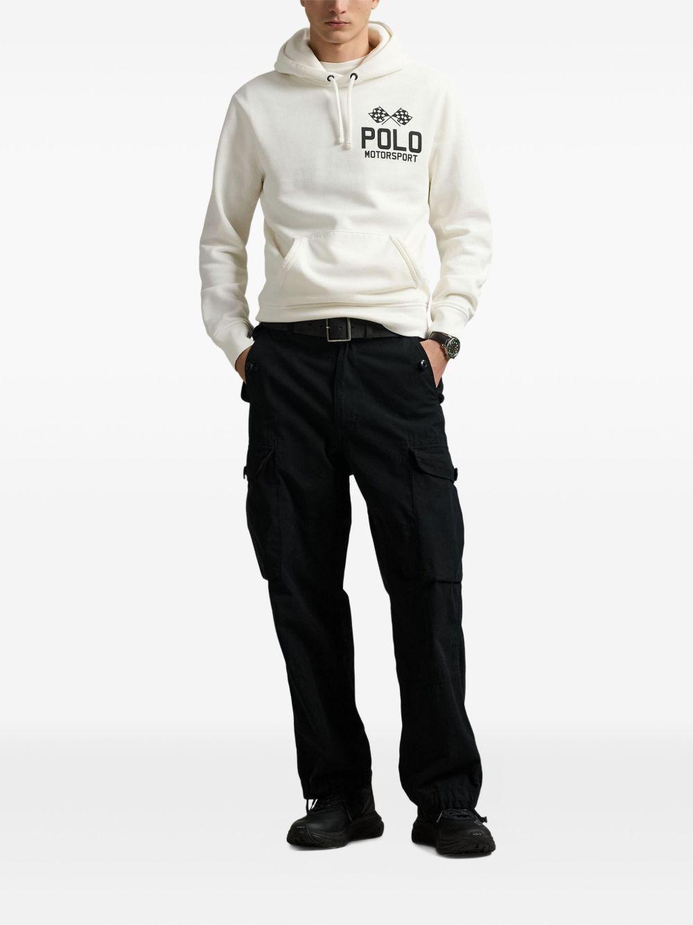 logo-embroidered hoodie Product Image