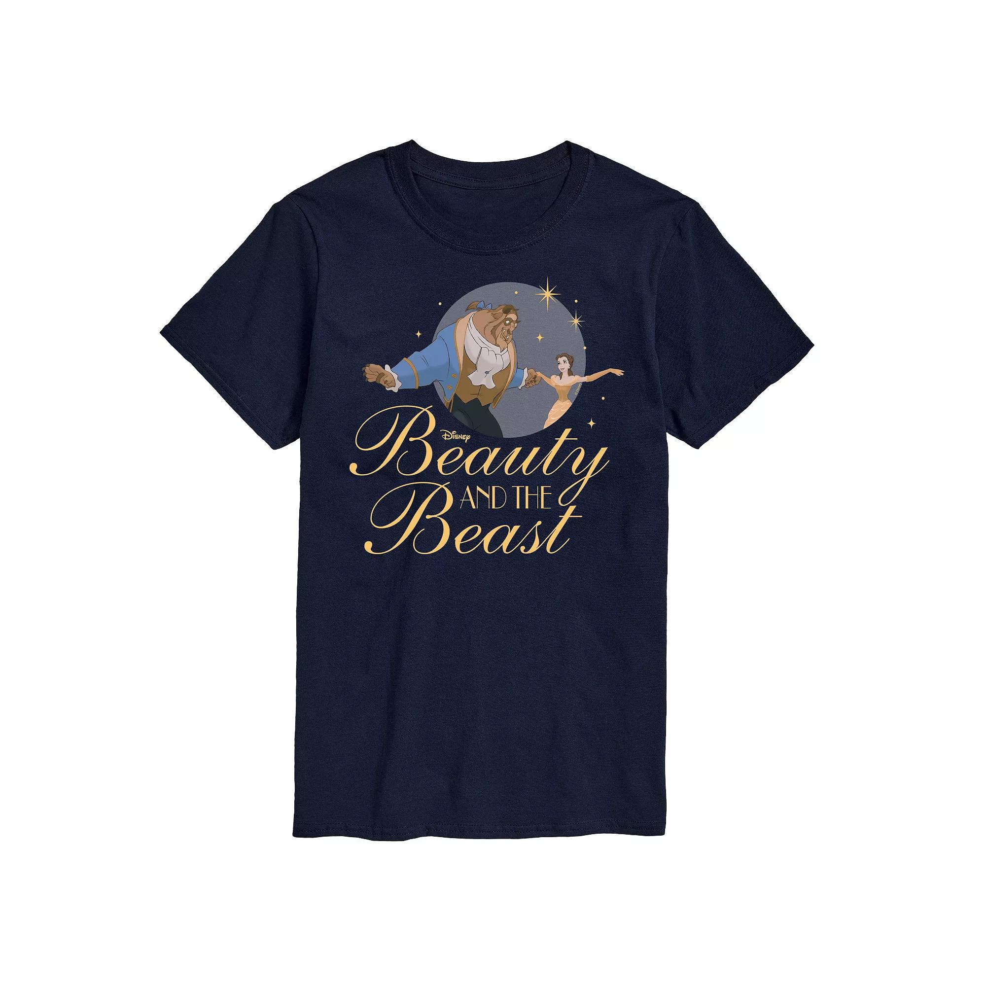 Disney Princess Big & Tall Beauty and The Beast Graphic Tee, Men's,  Product Image