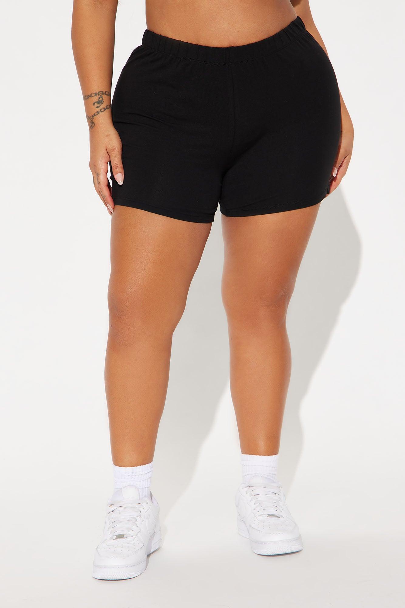 Plain Jane Mini Shorts - Black Product Image