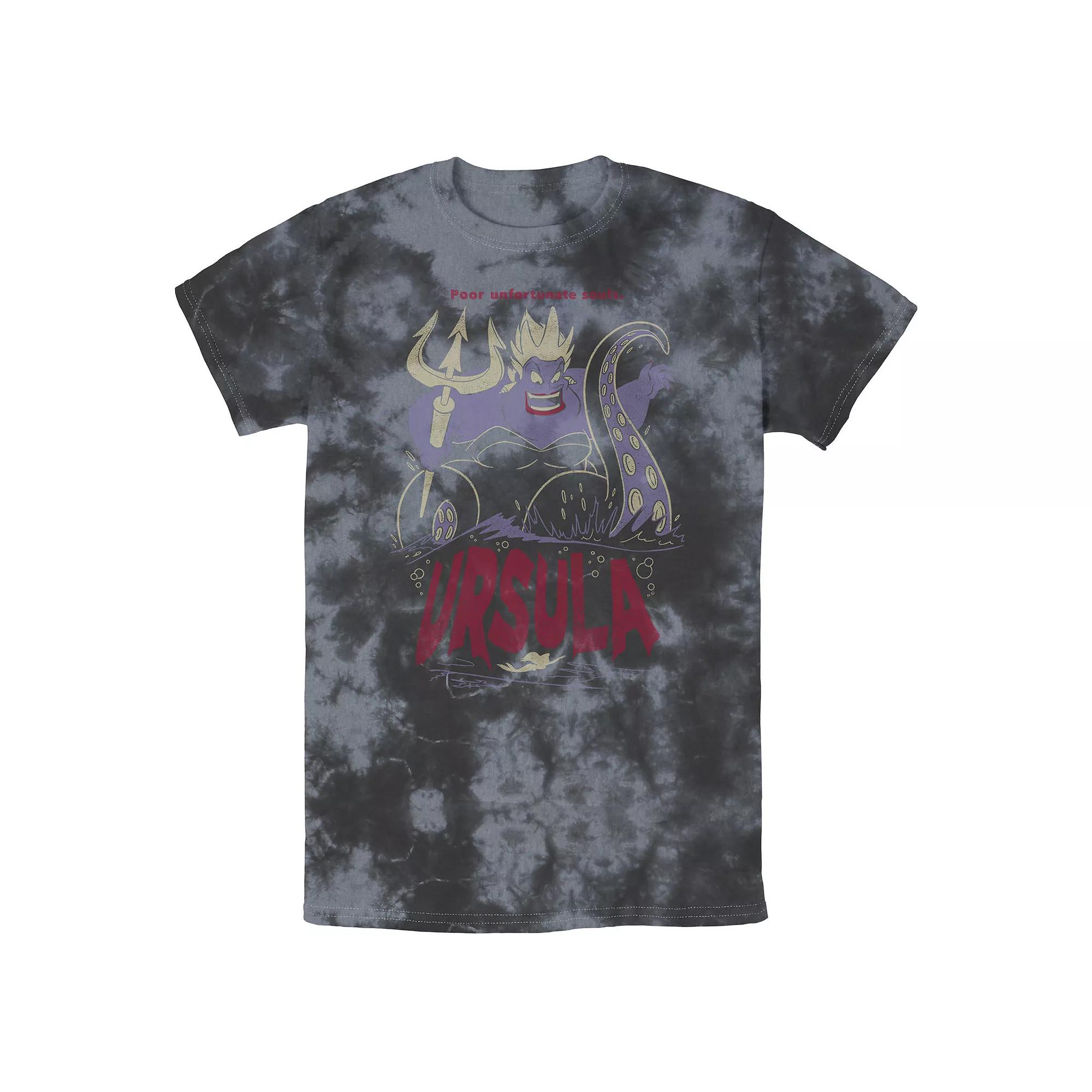 Men's Disney The Little Mermaid Ursula Bomabrd Wash Tee,  Product Image