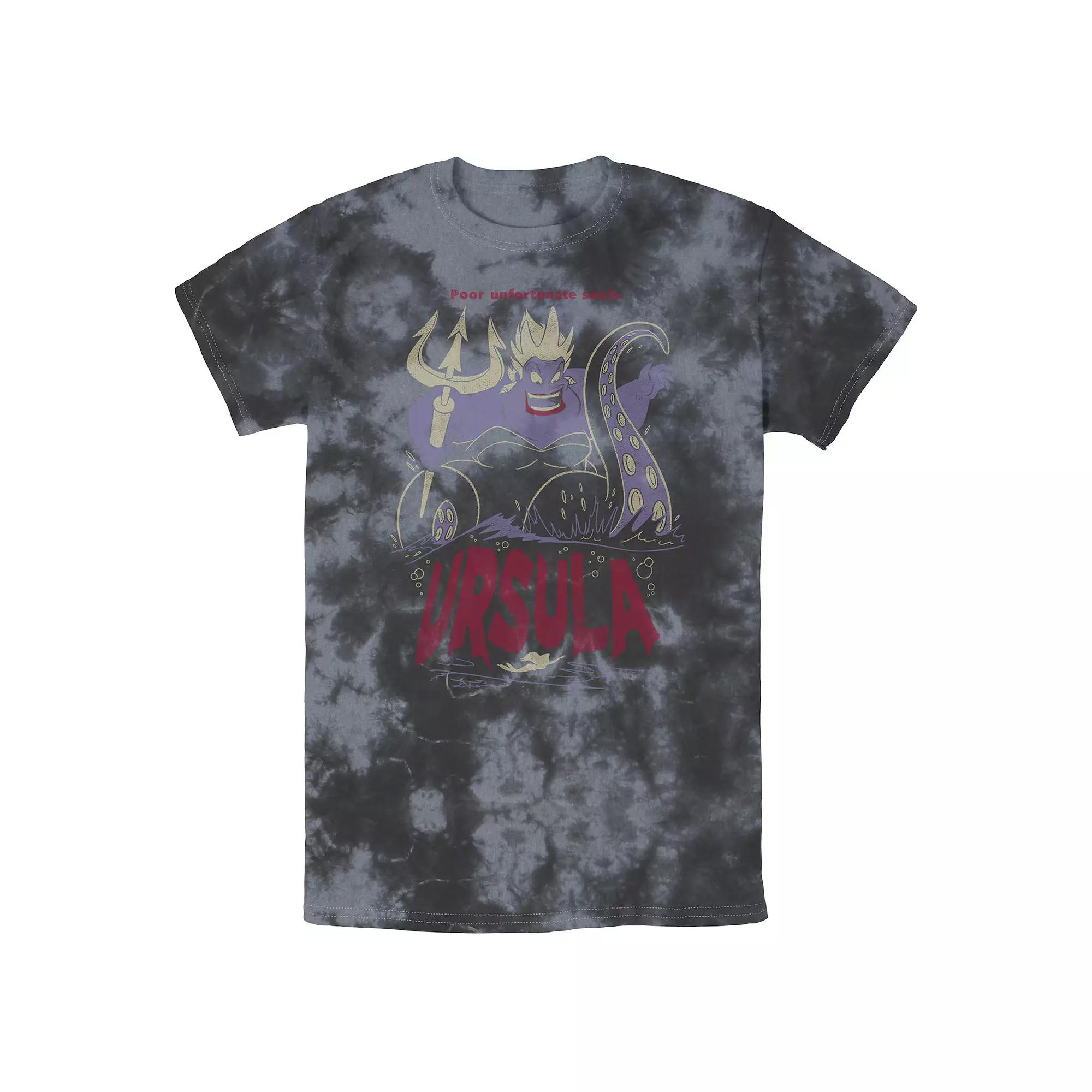 Men's Disney The Little Mermaid Ursula Bomabrd Wash Tee,  Product Image