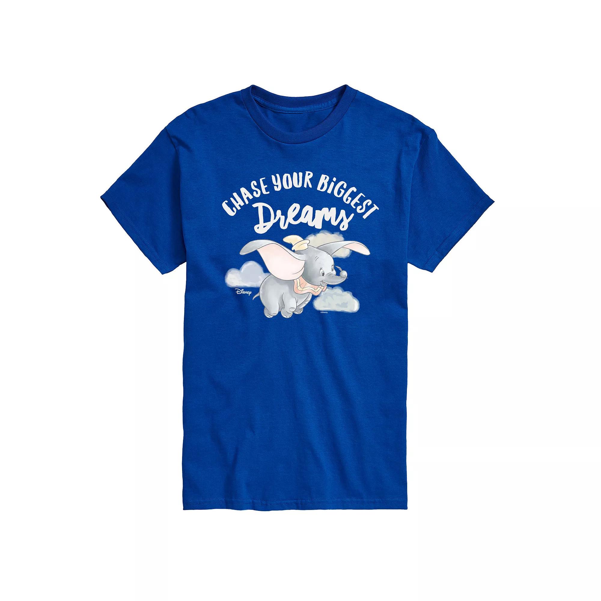 Disney's Dumbo Men's Chase Your Biggest Dreams Graphic Tee,  Product Image