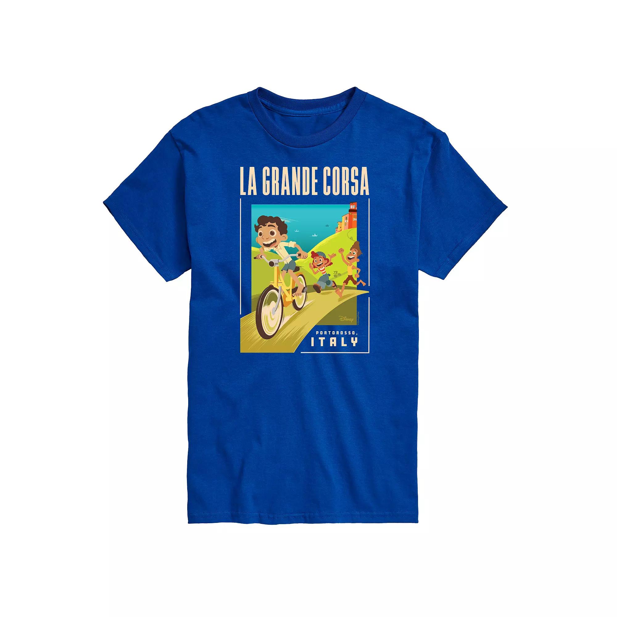 Disney / Pixar's Luca Big & Tall La Grande Postcard Graphic Tee, Men's,  Product Image