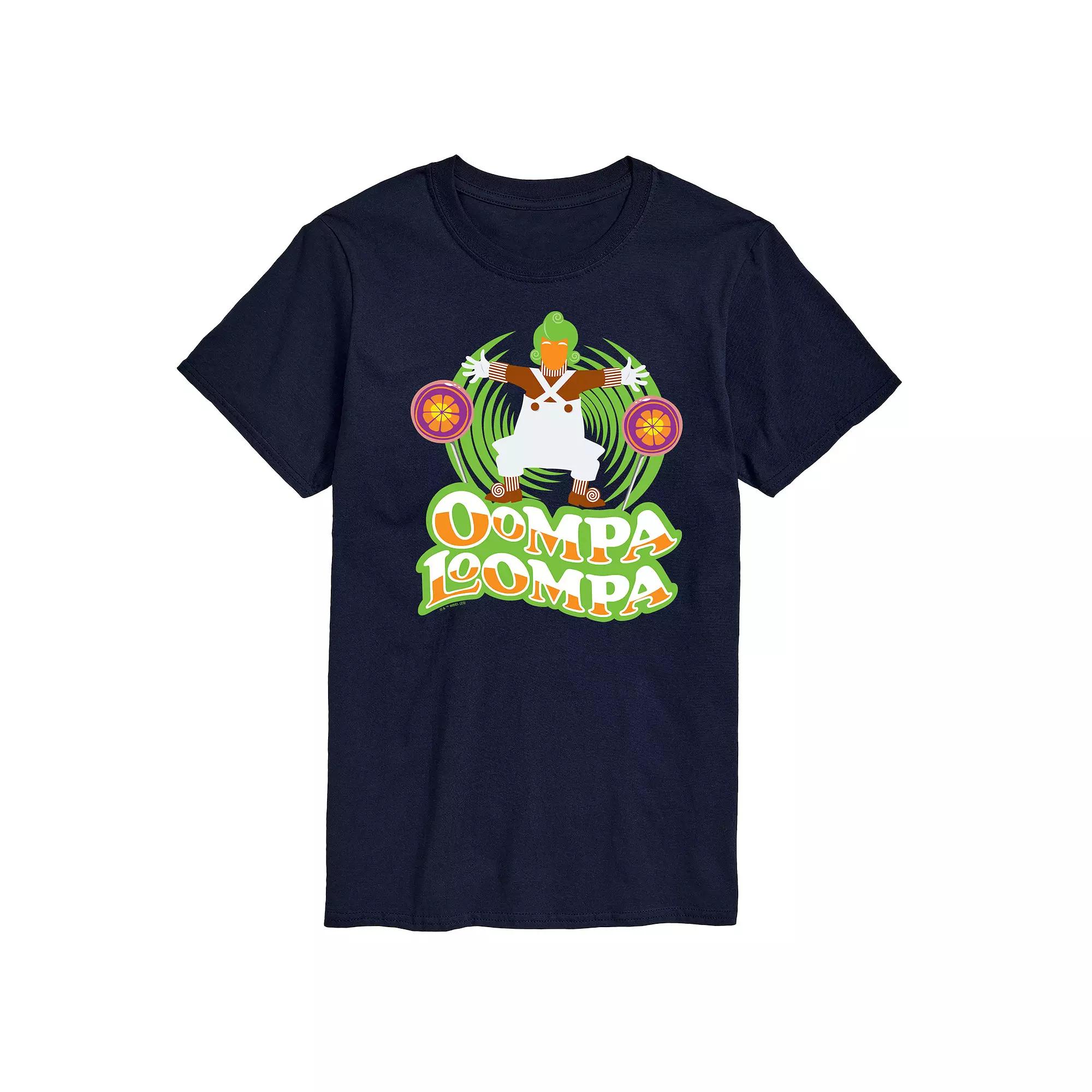 Men's Willy Wonka Oompa Loompa Graphic Tee,  Product Image