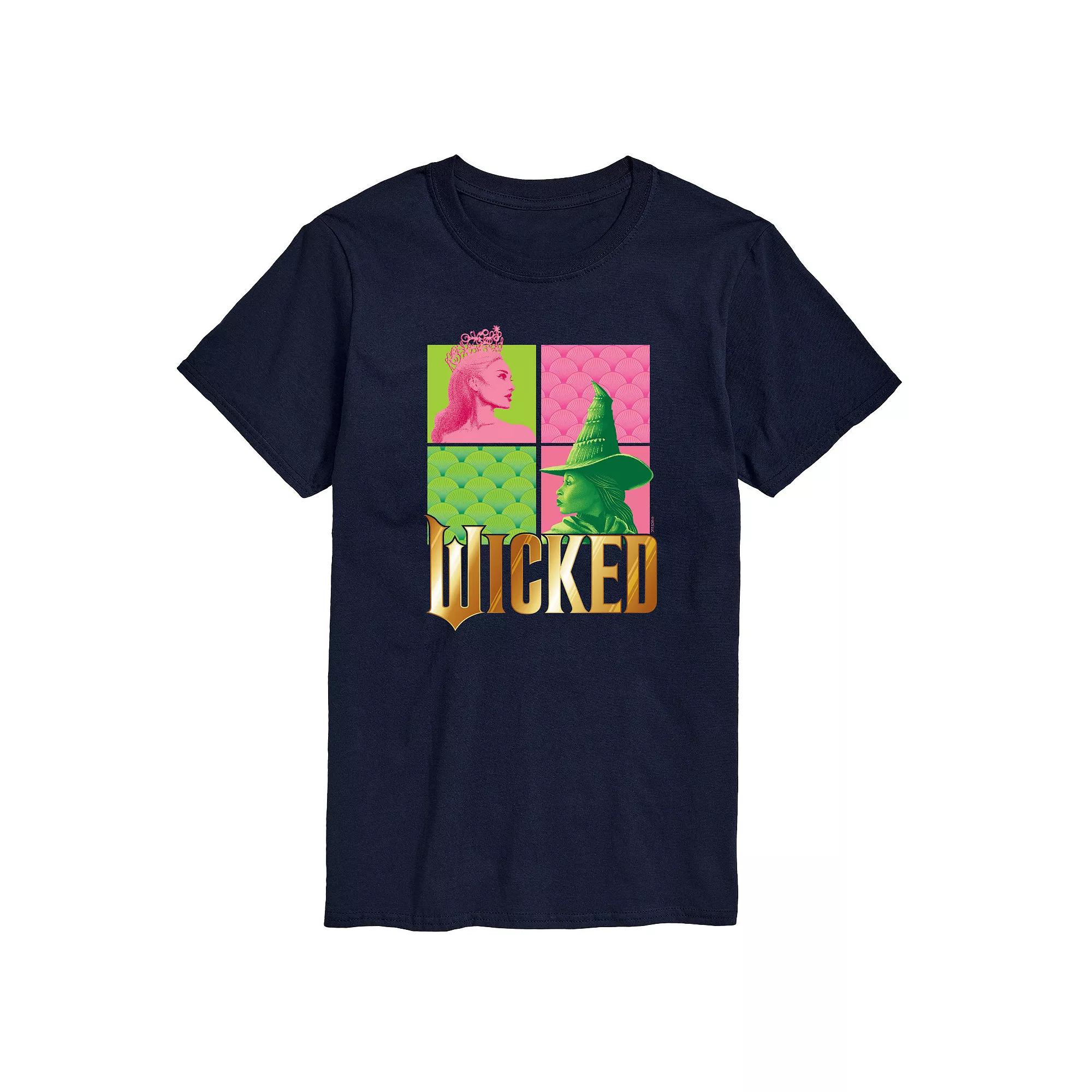 Men's Wicked Glinda & Elpha Grid Graphic Tee,  Product Image