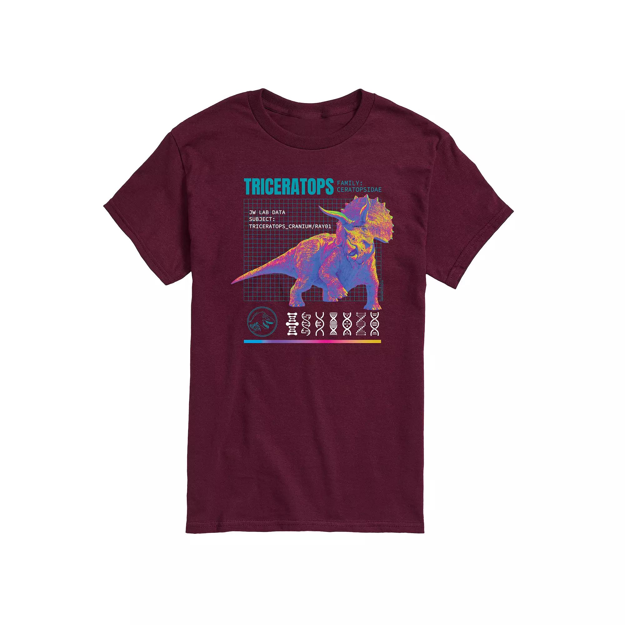 Men's Jurassic World Triceratops Graphic Tee,  Product Image