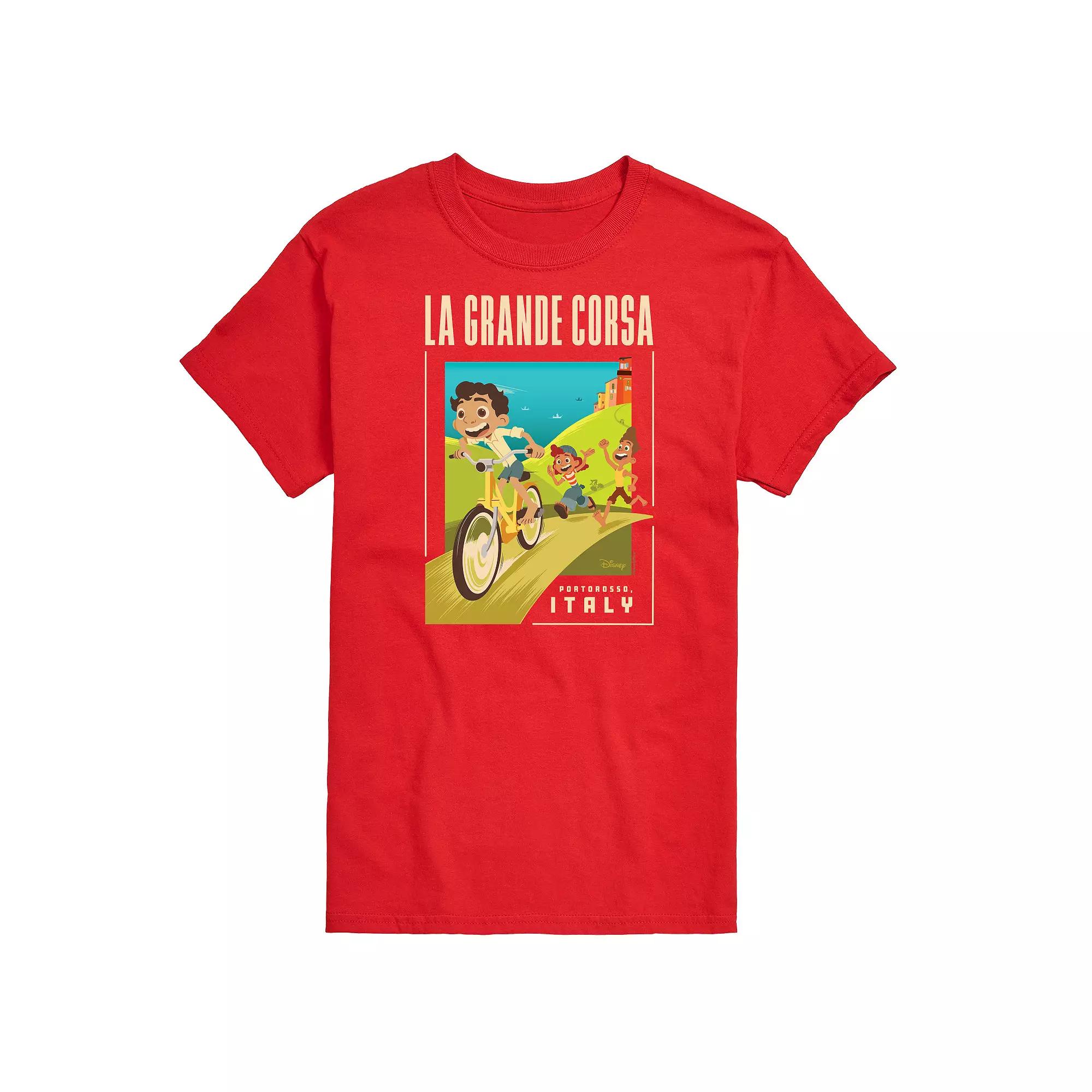 Disney / Pixar's Luca Big & Tall La Grande Postcard Graphic Tee, Men's,  Product Image